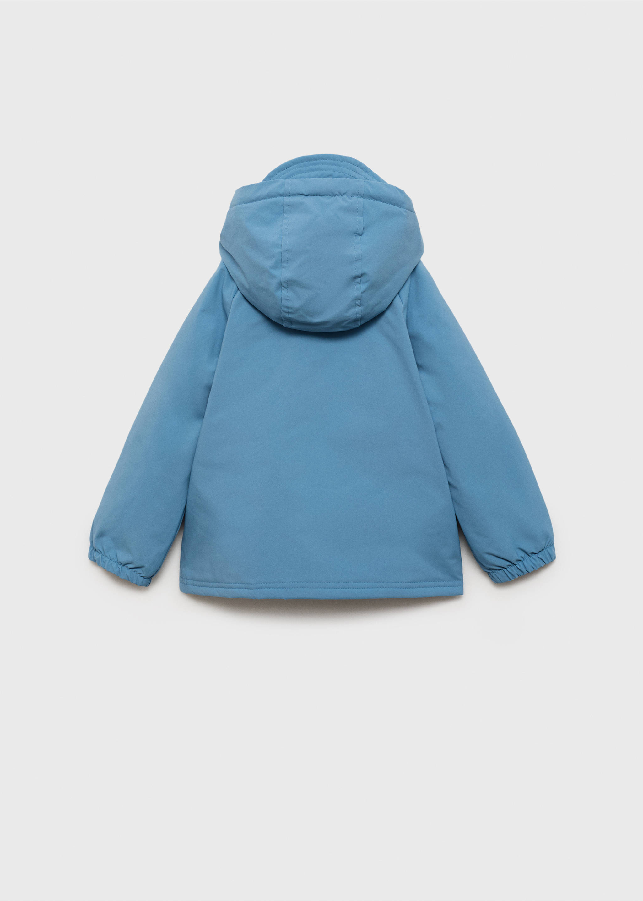 Parka imperméable, intérieur matelassé - Verso de l’article, Bleu. Ref: 87014792-00.