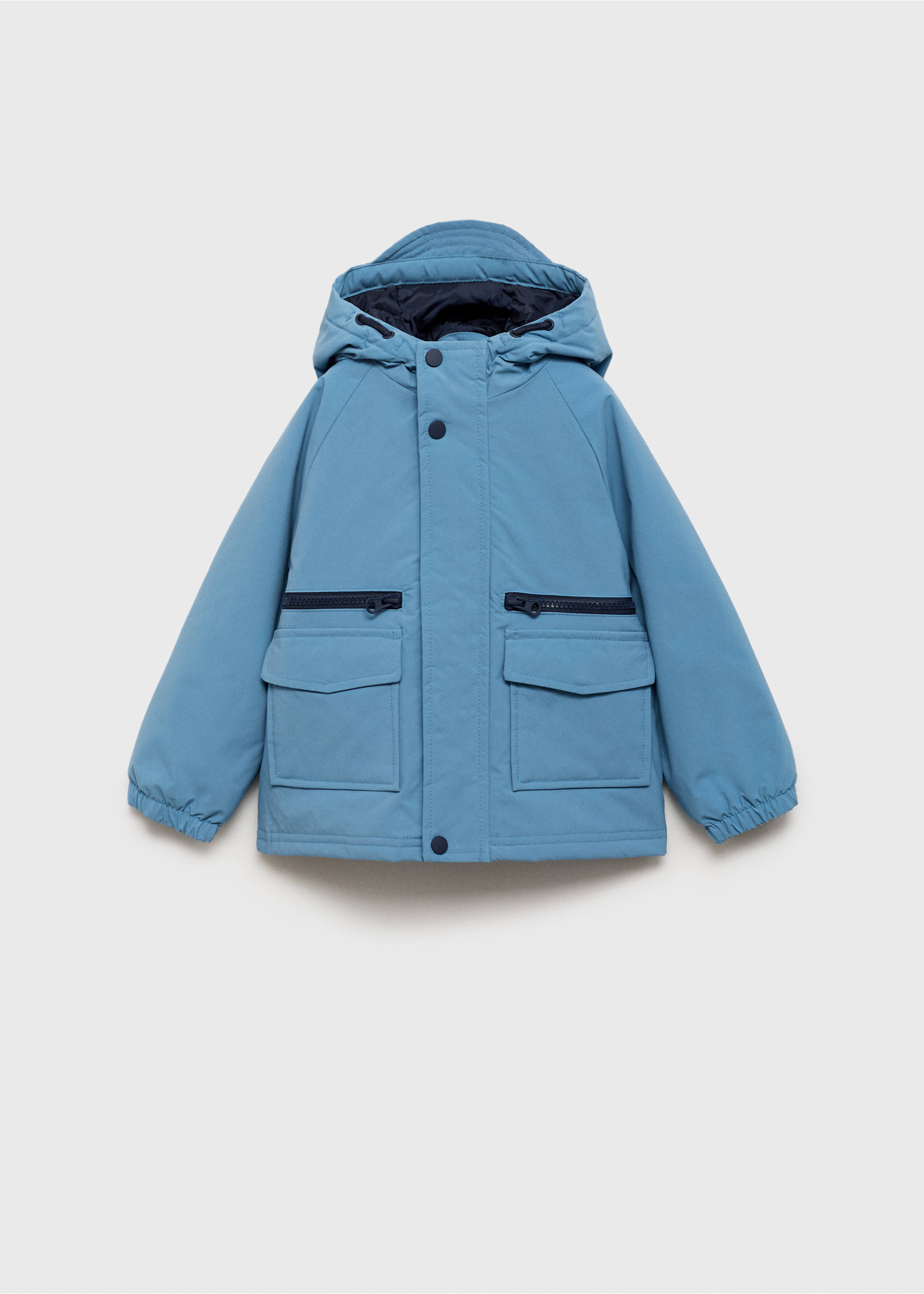 Quilted lining waterproof parka - Article without model, Blue. Ref: 87014792-00.