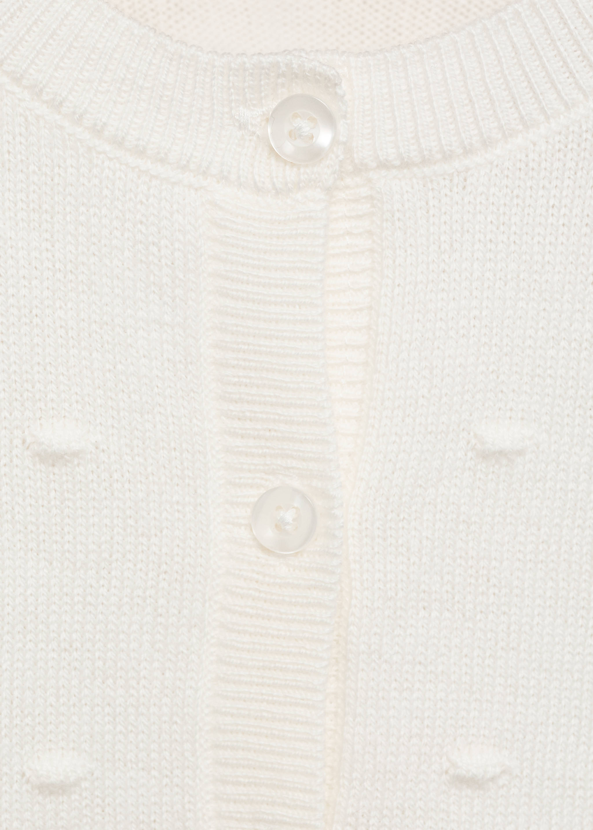 Embroidered knit cardigan - Details of the article 8