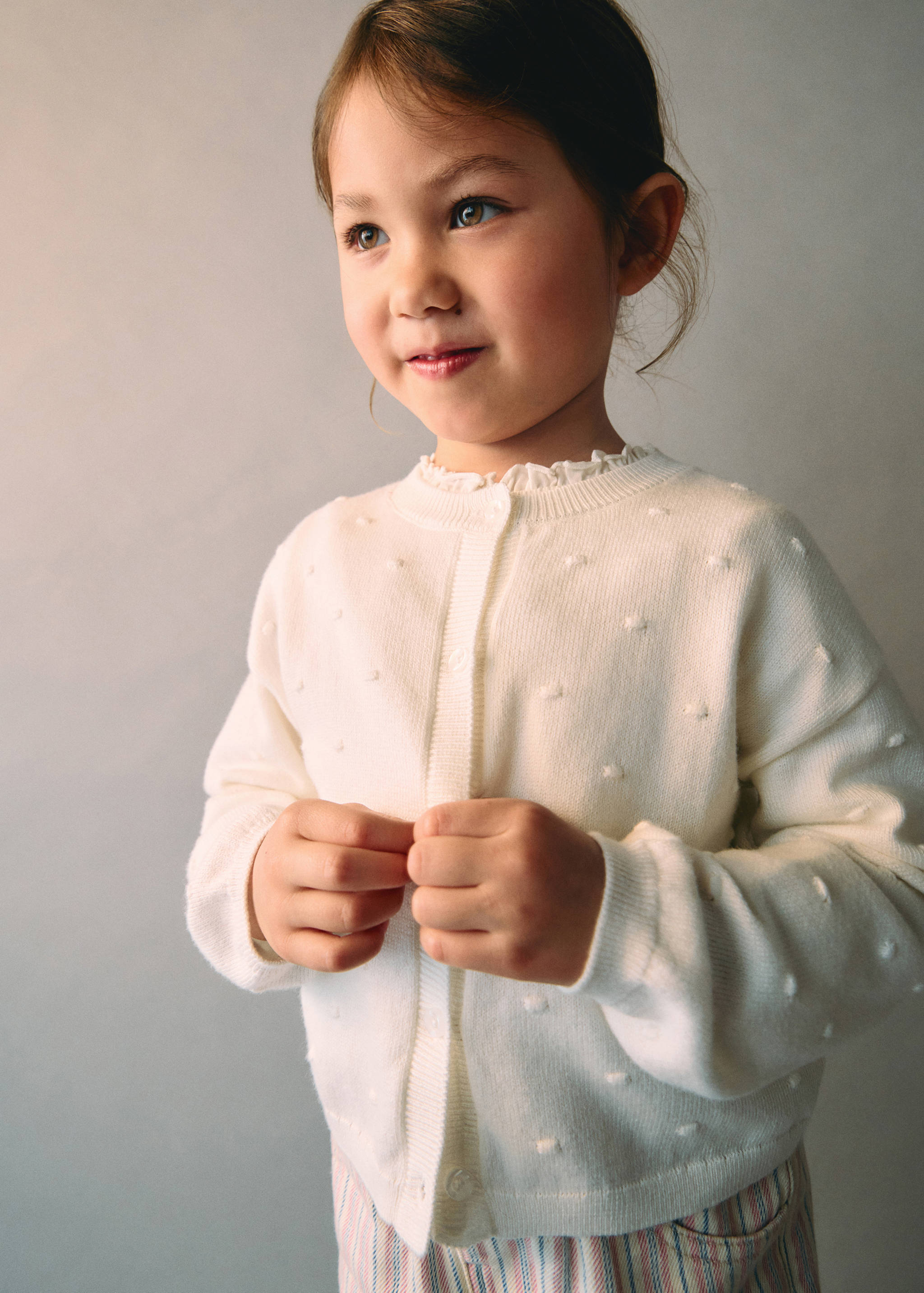 Embroidered knit cardigan - Details of the article 5