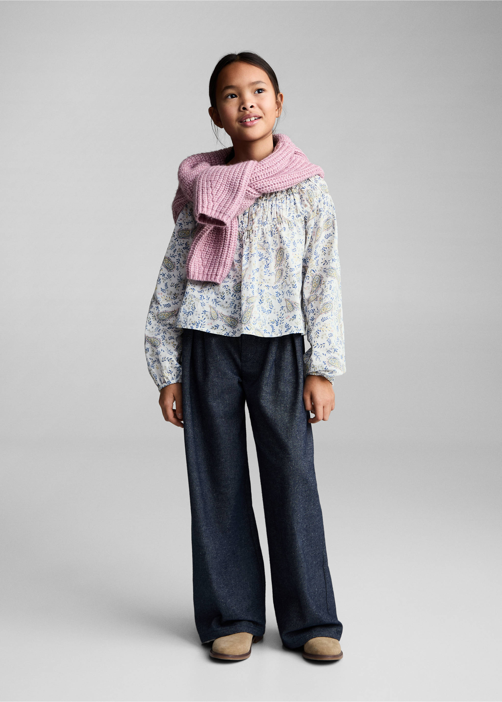 Blouse en imprimé paisley - Plan général, Blanc. Ref: 87014798-00.