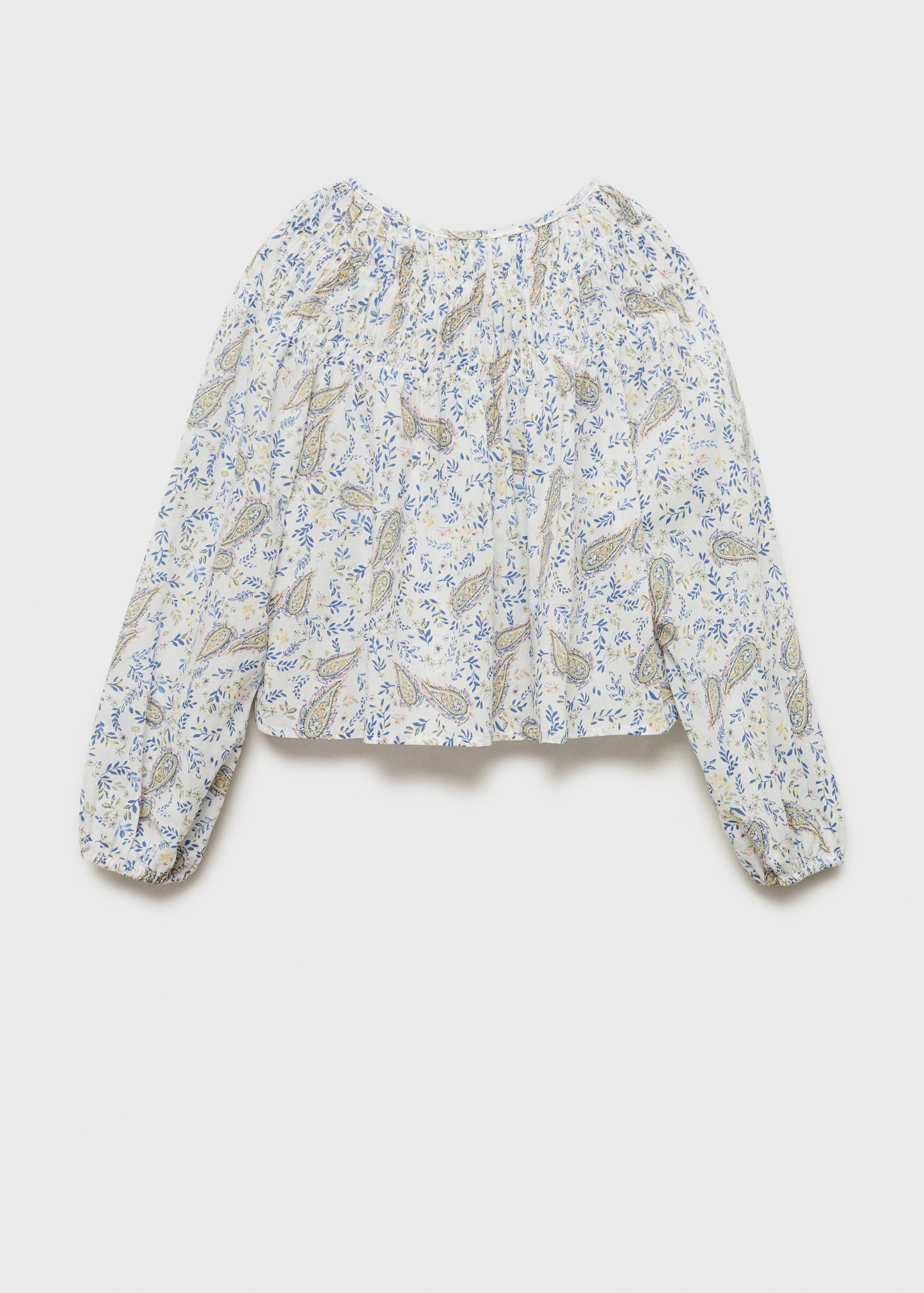 Blouse en imprimé paisley - Verso de l’article