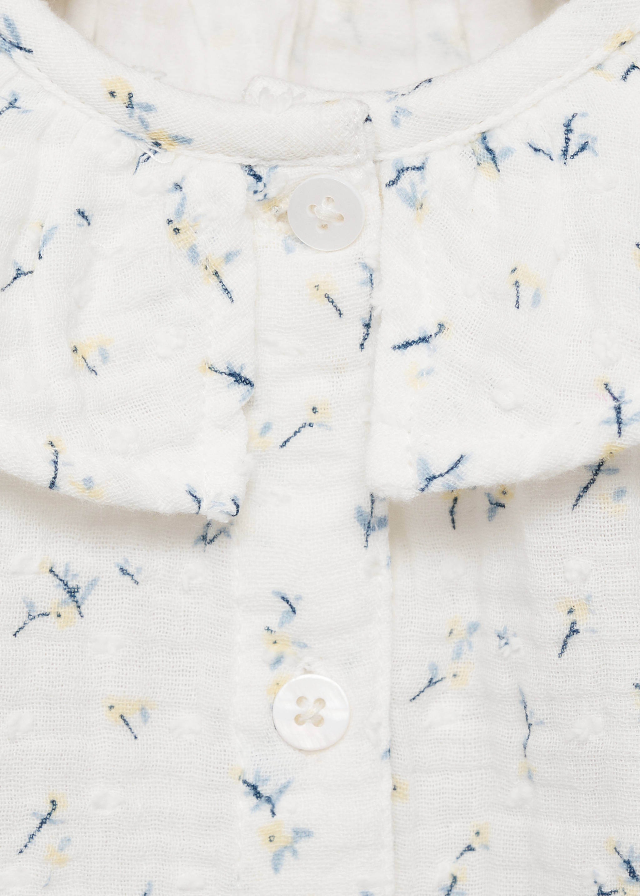 Katoenen blouse met bloemetjesprint - Detail van het artikel 8