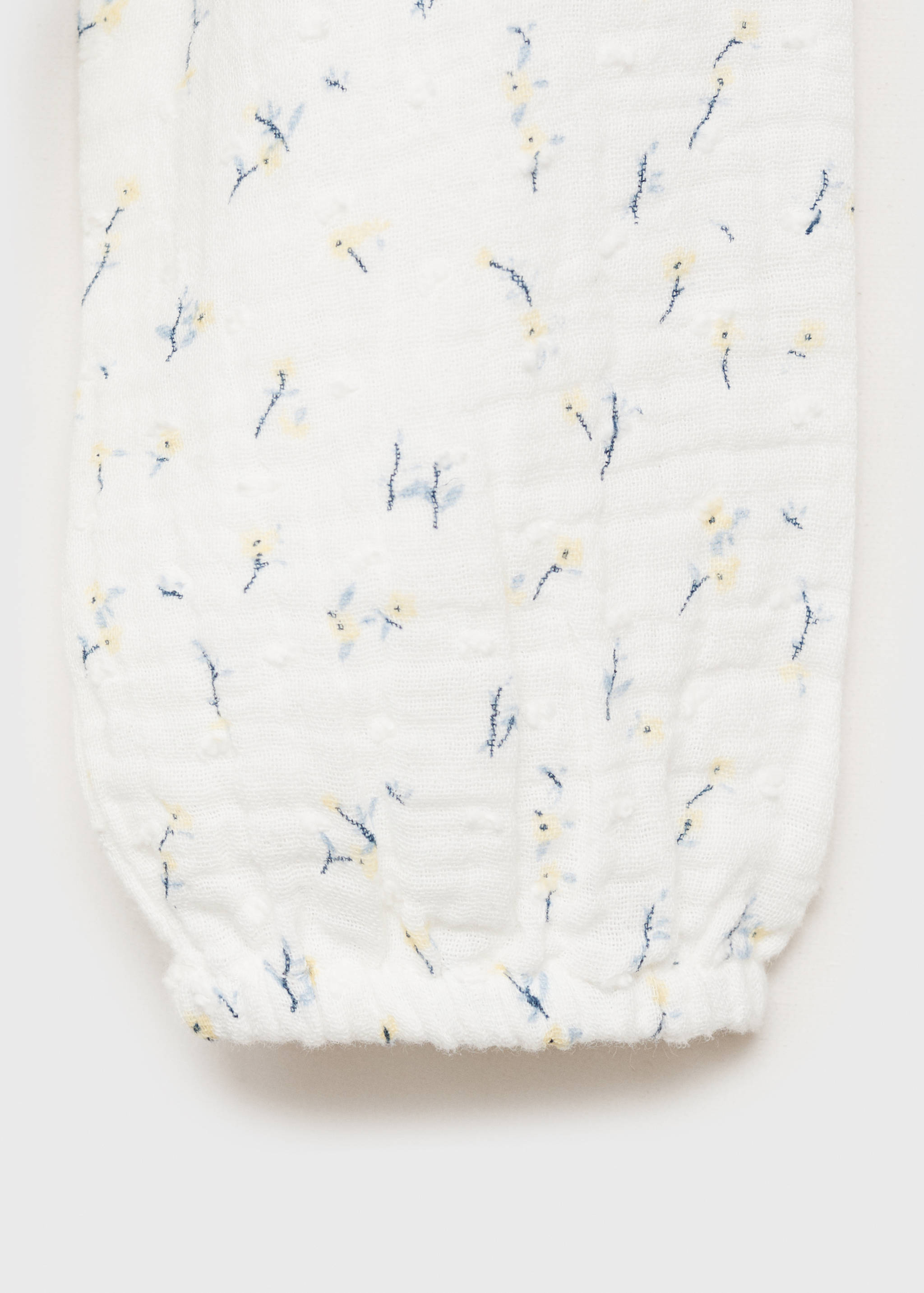 Katoenen blouse met bloemetjesprint - Detail van het artikel 0