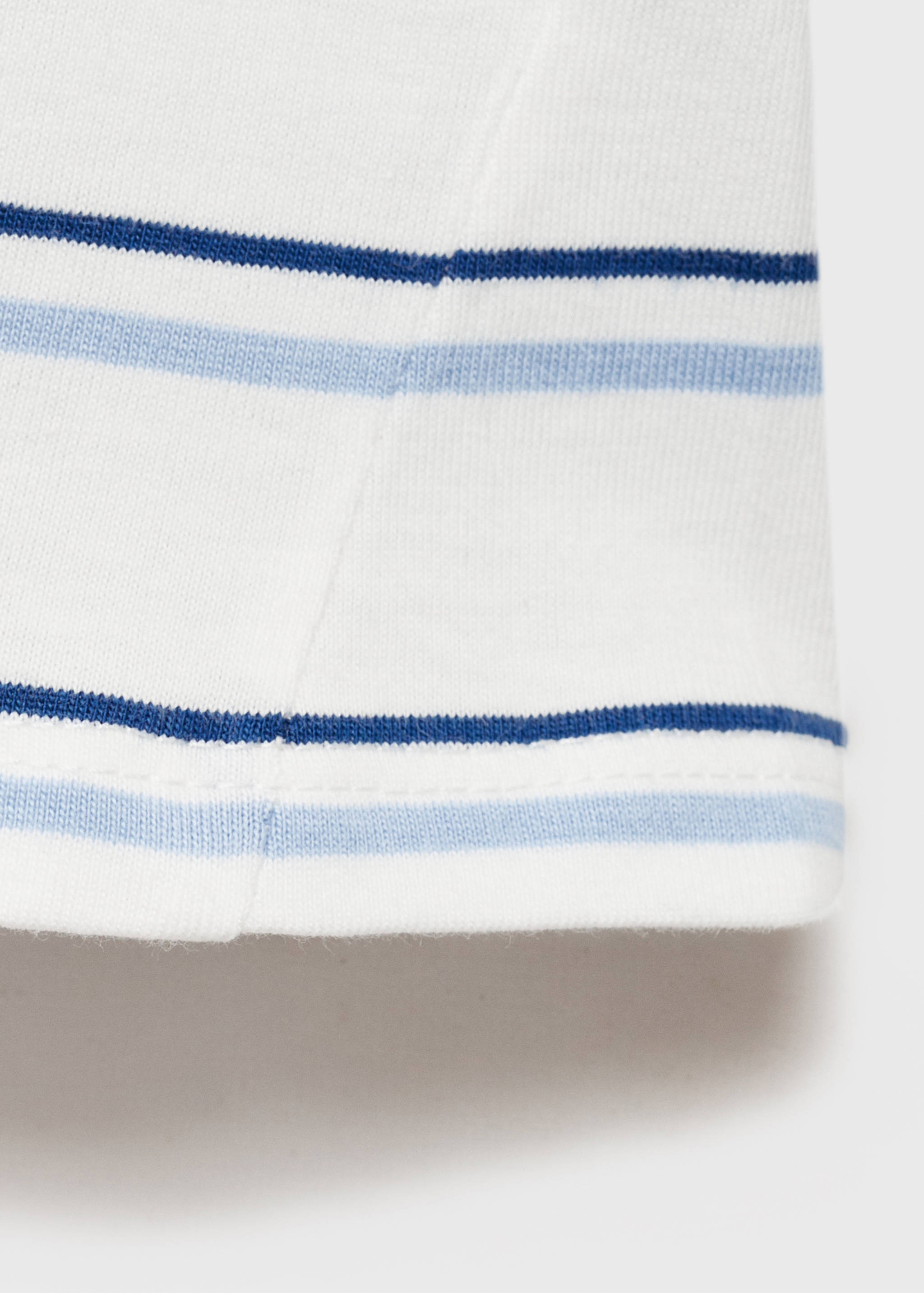 Striped cotton T-shirt - Details of the article 8