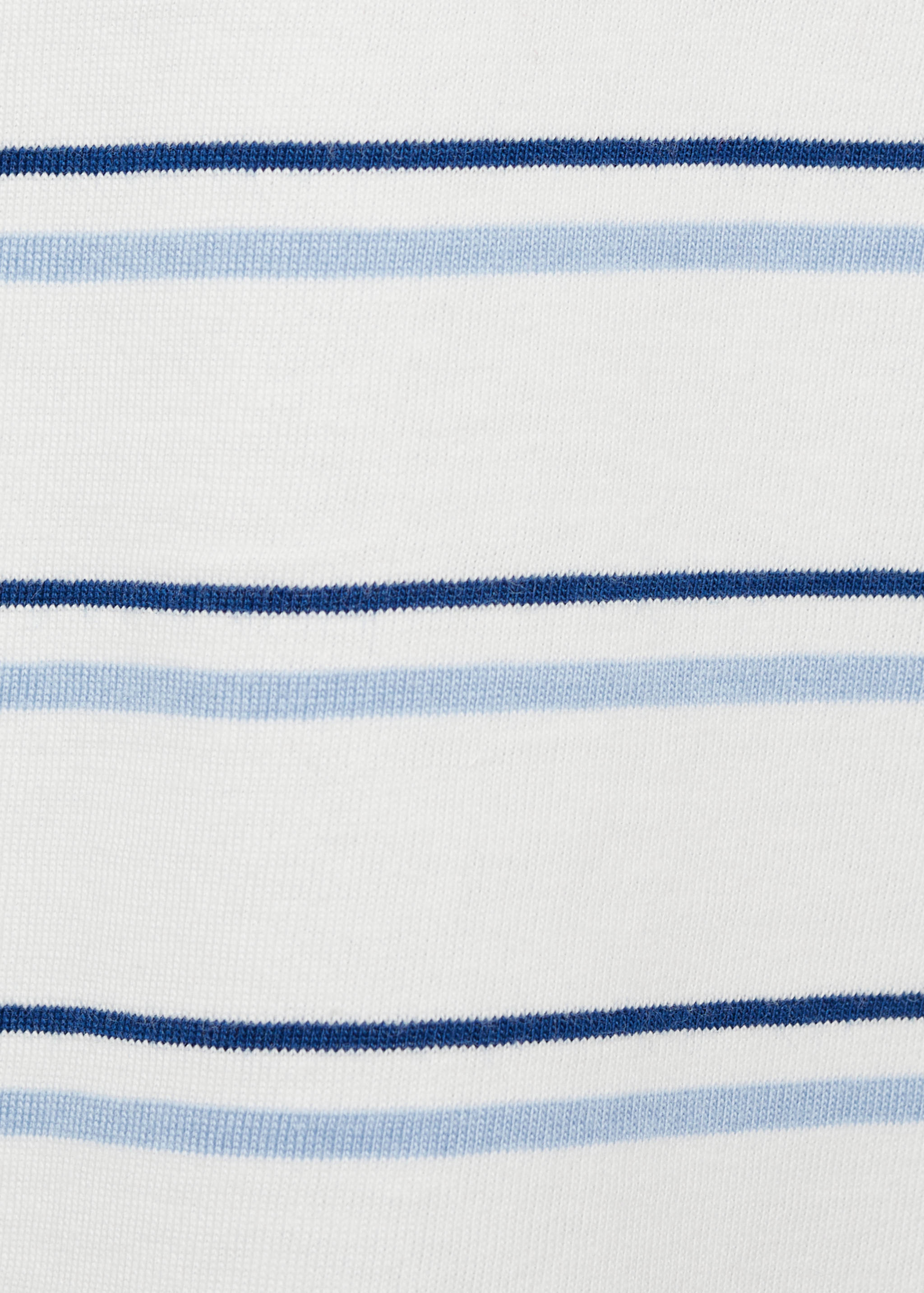 Striped cotton T-shirt - Details of the article 0