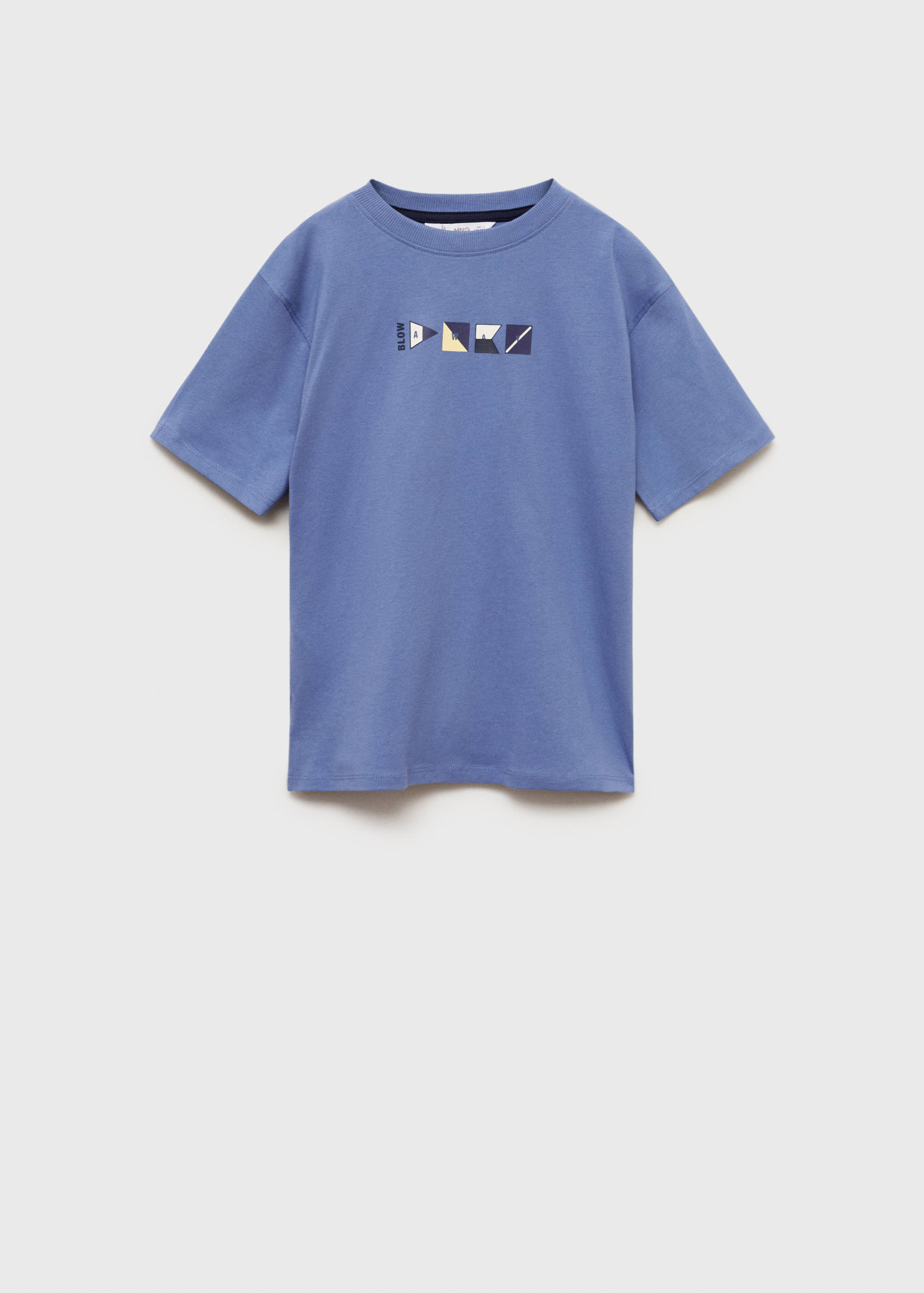 Cotton t-shirt with printed drawing - Article without model