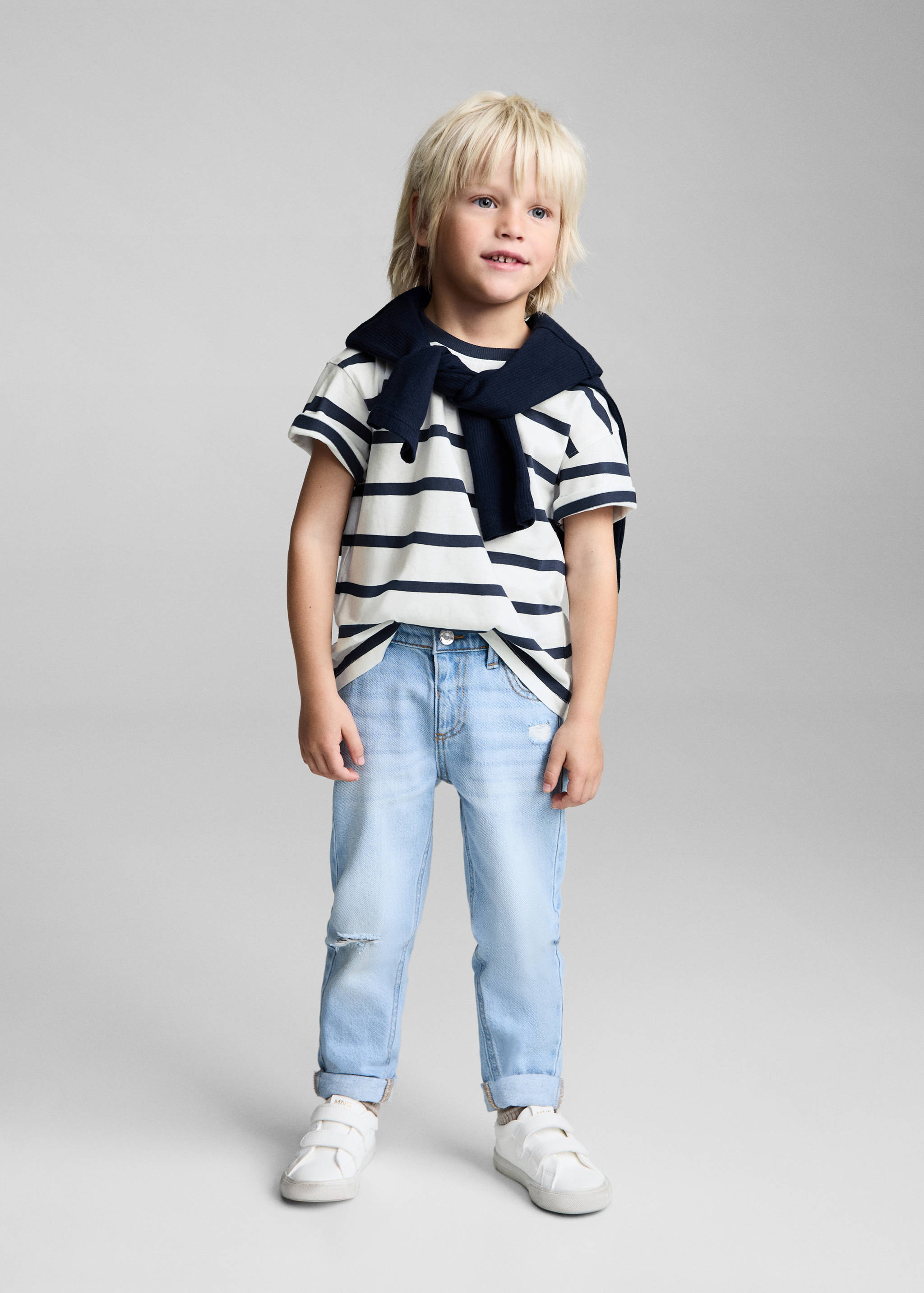 Camiseta algodón rayas - Plano general