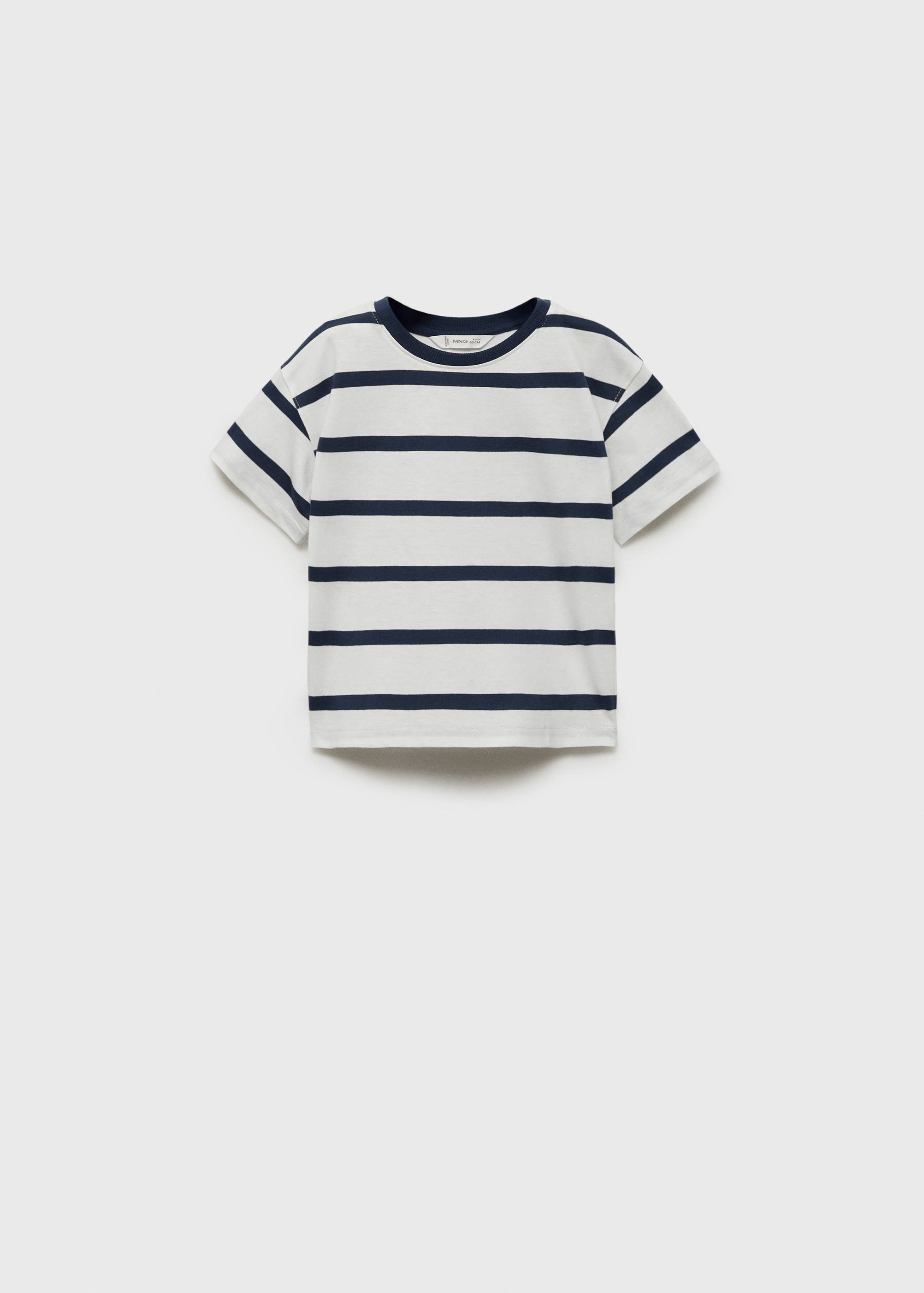 Gestreept katoenen T-shirt - Artikel zonder model