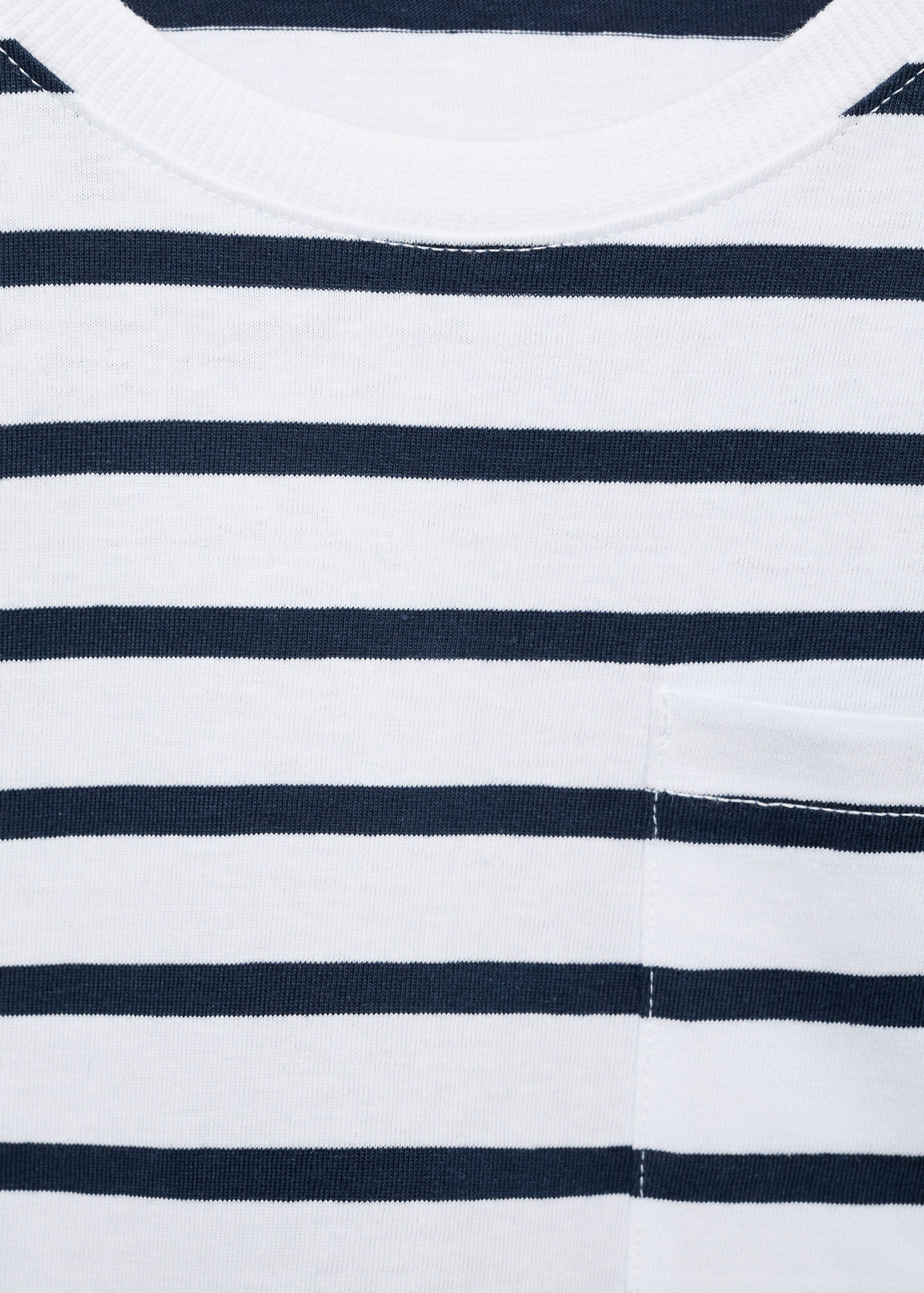 Gestreiftes Baumwoll-Shirt - Detail des Artikels 8