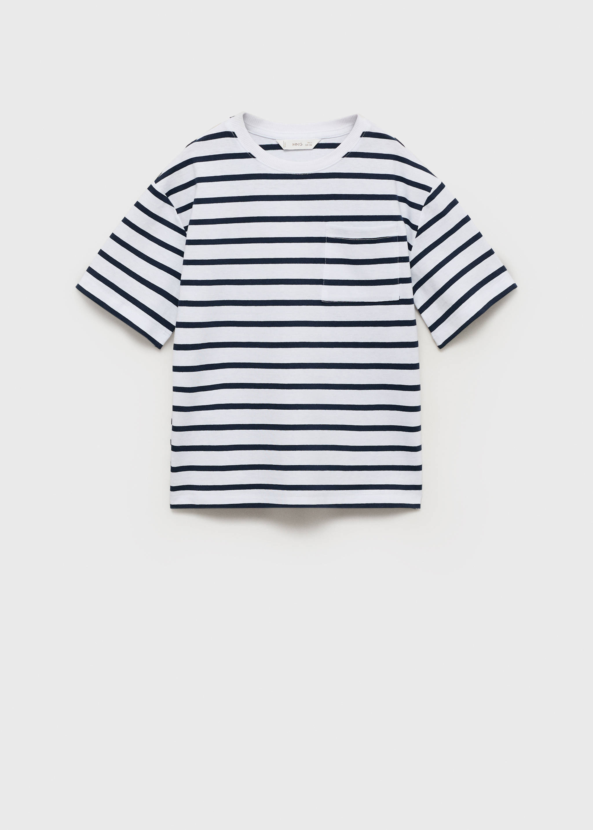 Gestreiftes Baumwoll-Shirt - Artikel ohne Model