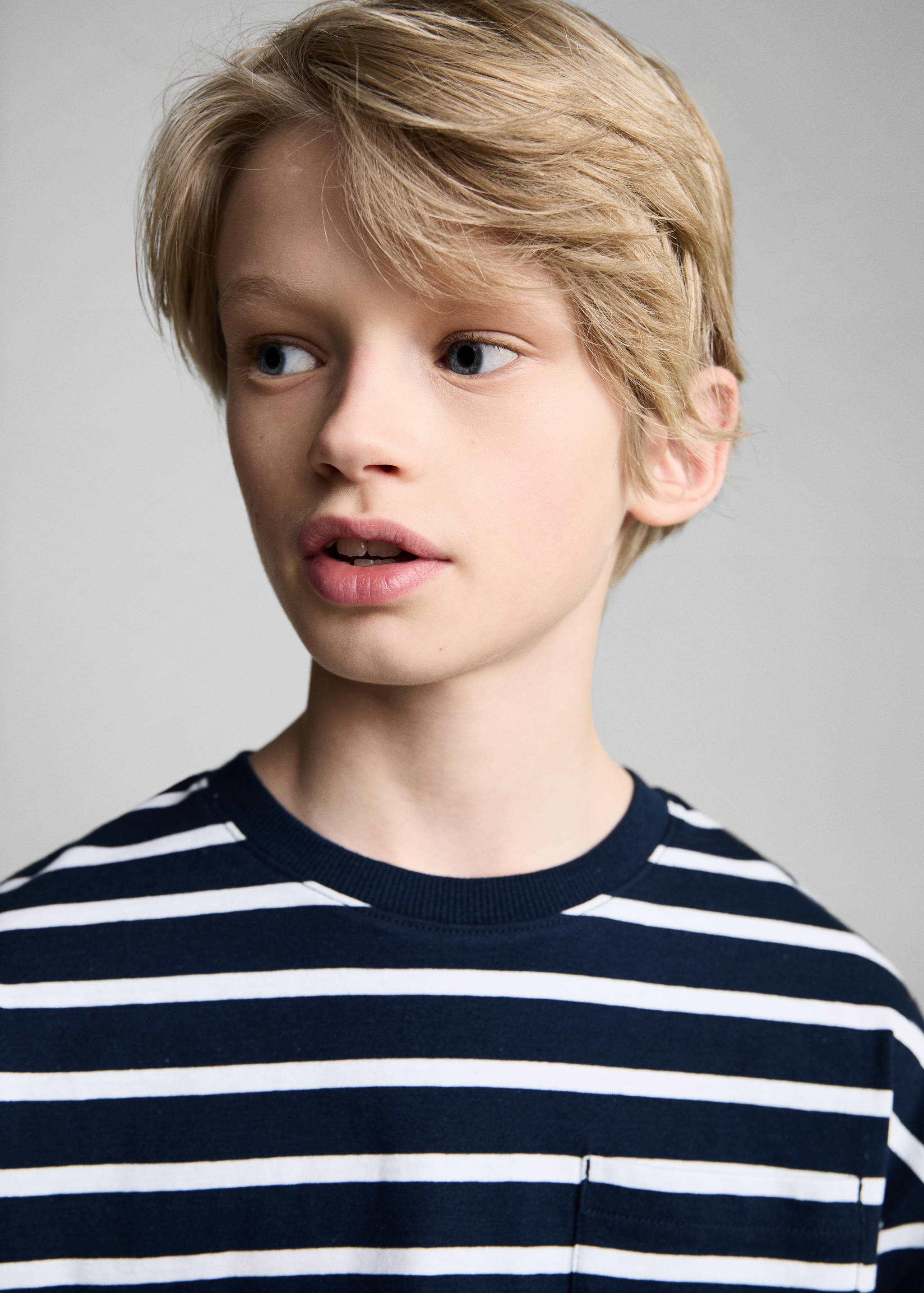Gestreiftes Baumwoll-Shirt - Detail des Artikels 1