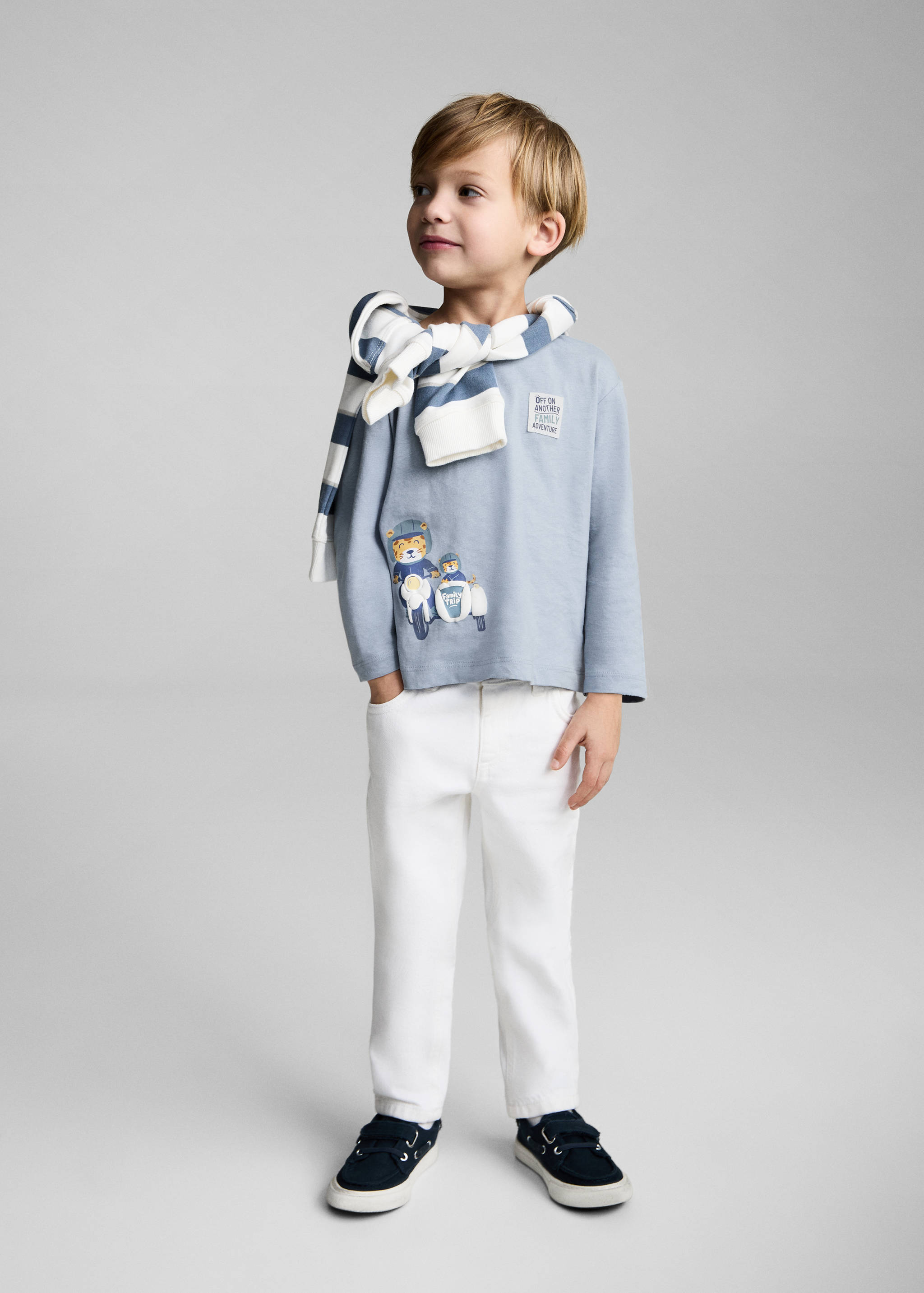 Cotton printed T-shirt - General plane