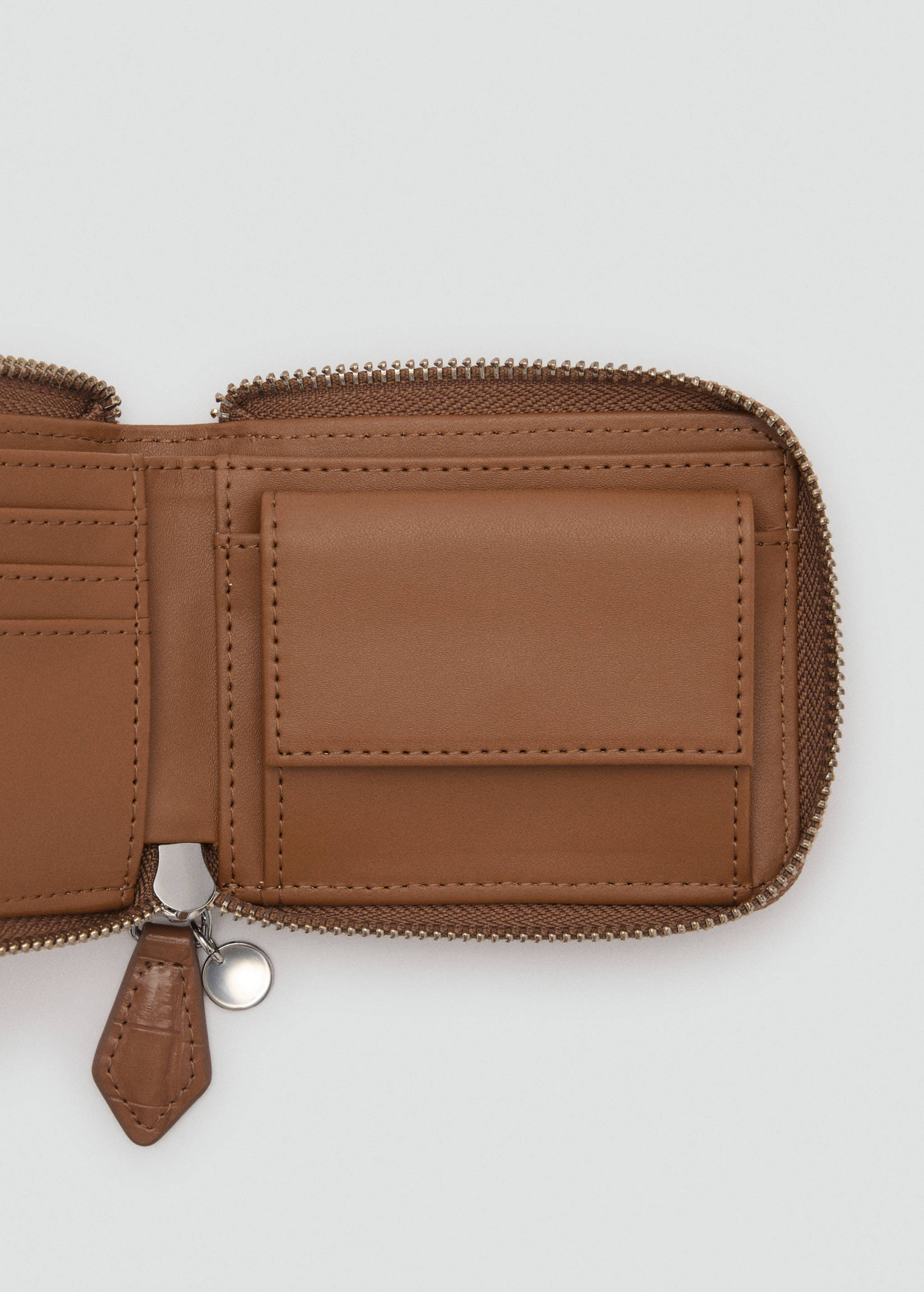 Croco faux-leather mini wallet - Details of the article 1