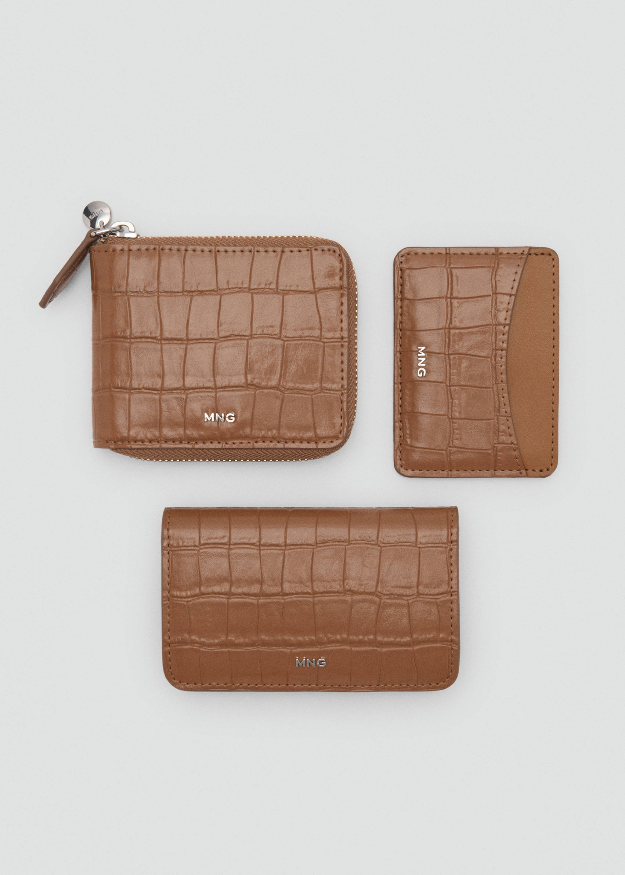 Croco faux-leather mini wallet - Details of the article 2
