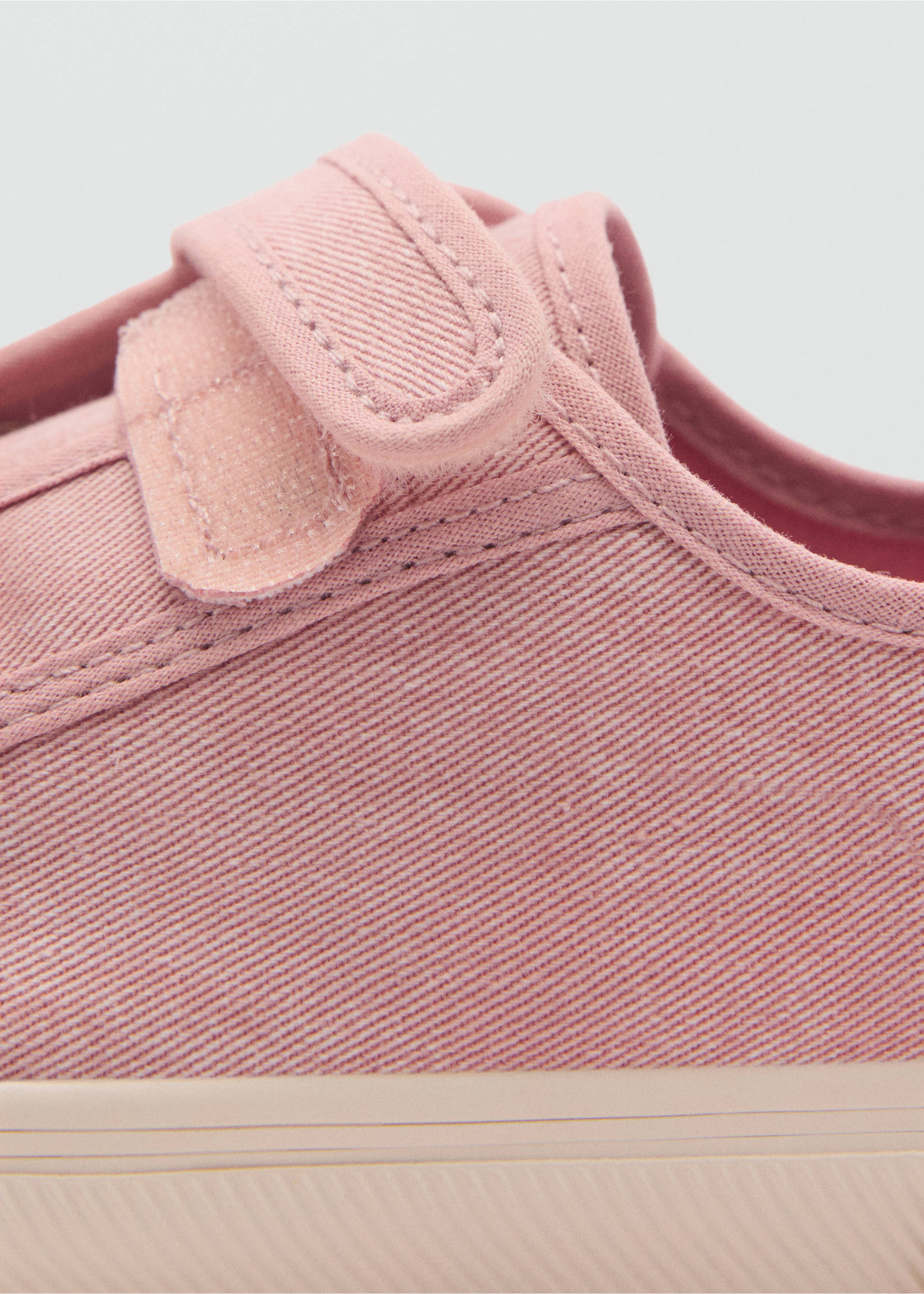 Velcro fastening straps sneakers - Details of the article 3, Pastel Pink. Ref: 87015138-00.