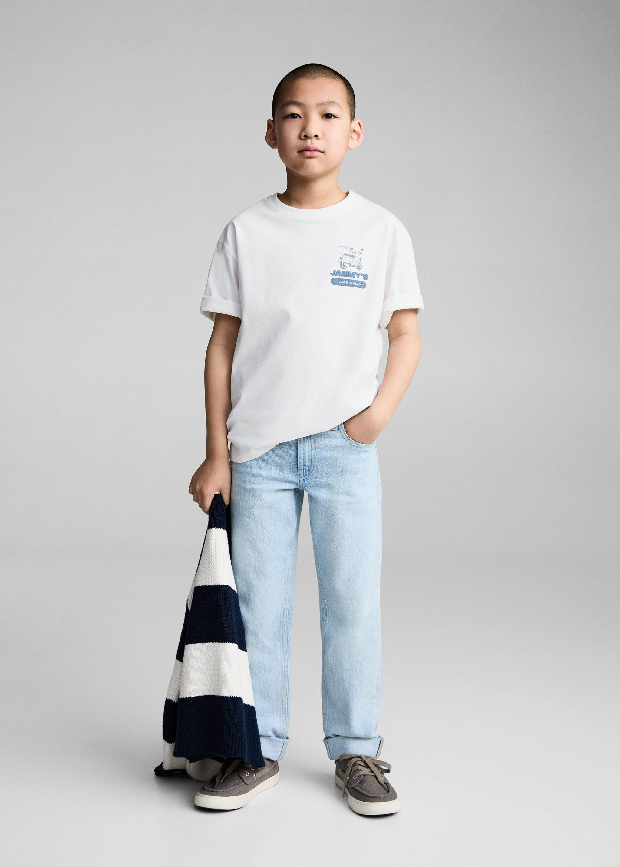 Short-sleeved cotton t-shirt - General plane