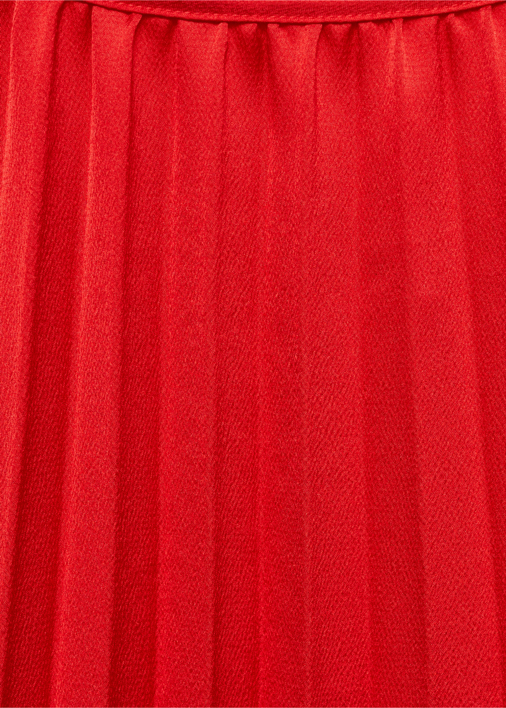 Plissée-Kleid mit 3/4-Ärmeln - Detail des Artikels 8, Rot. Ref: 87015733-00.