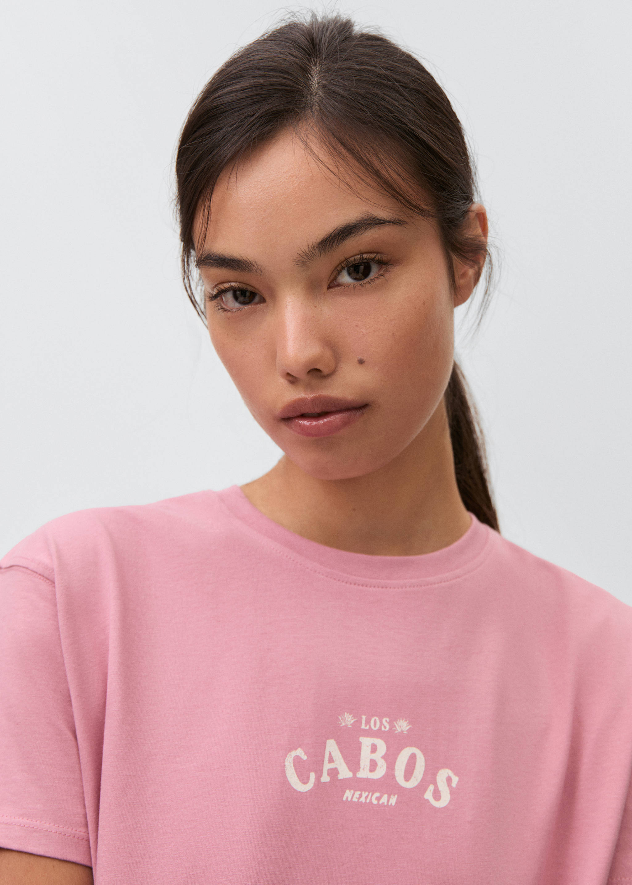 Short-sleeved printed t-shirt - Details of the article 1