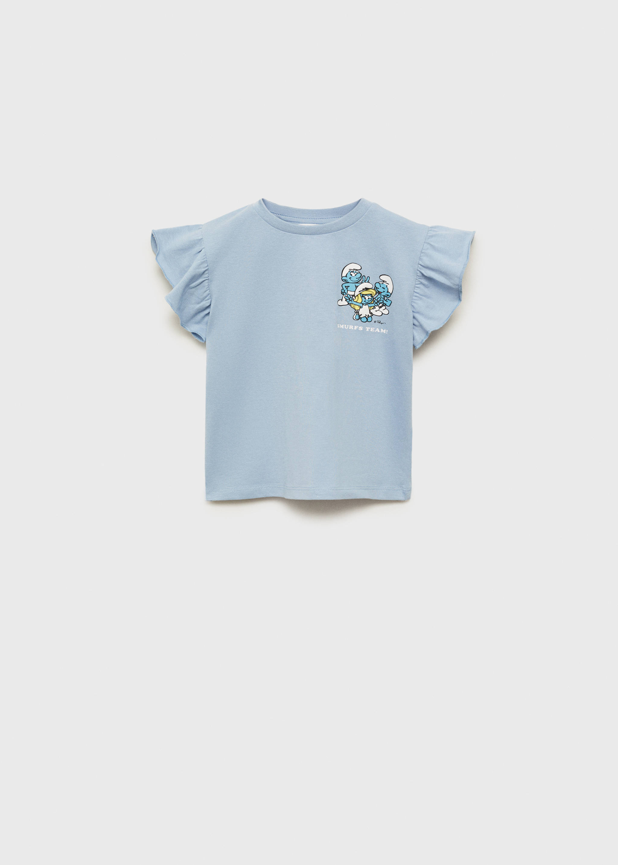 Gerüschtes T-Shirt „Die Schlümpfe“ - Artikel ohne Model