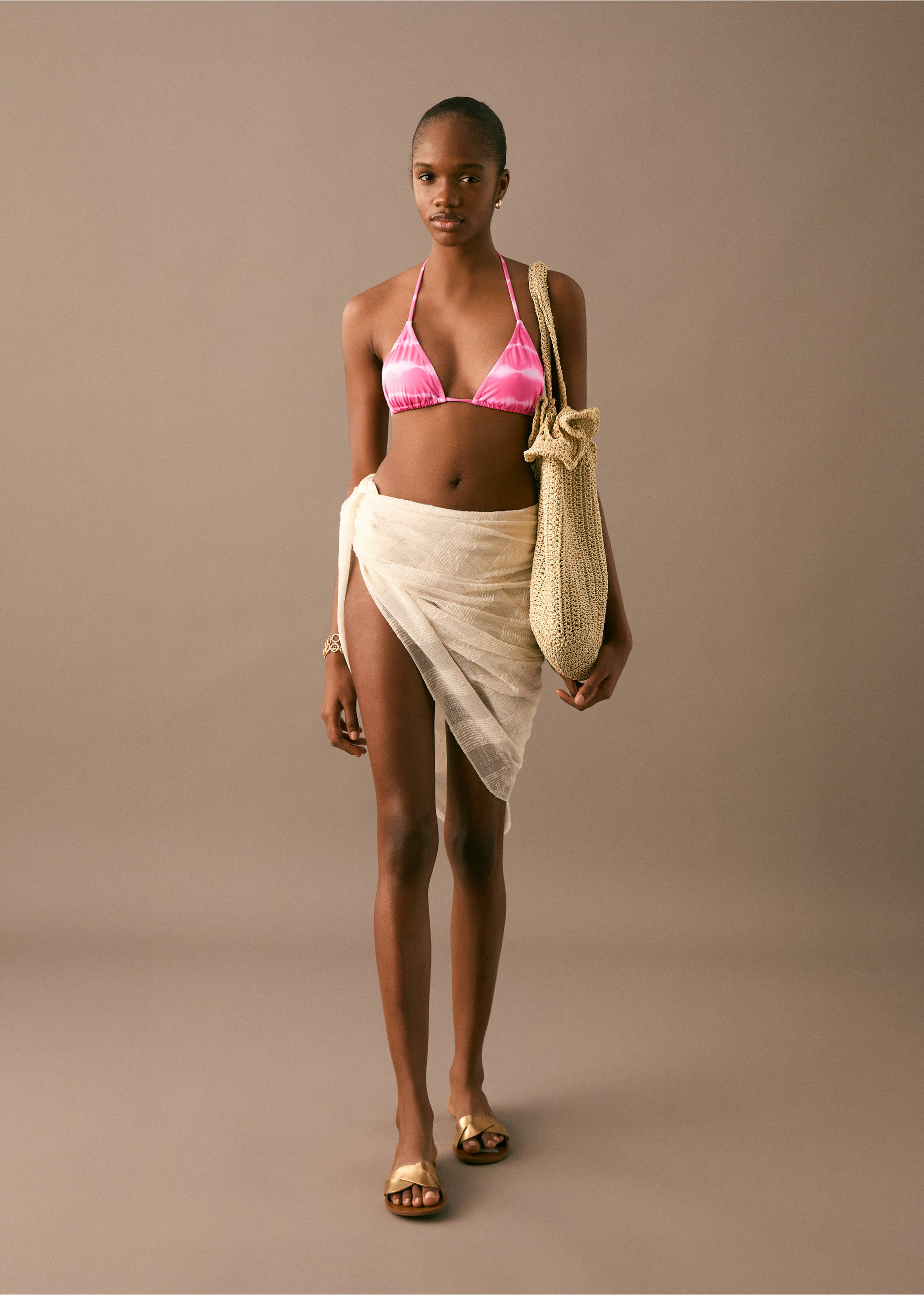 Tie-Dye-Bikini - Detail des Artikels 2, Neonpink. Ref: 87015747-00.