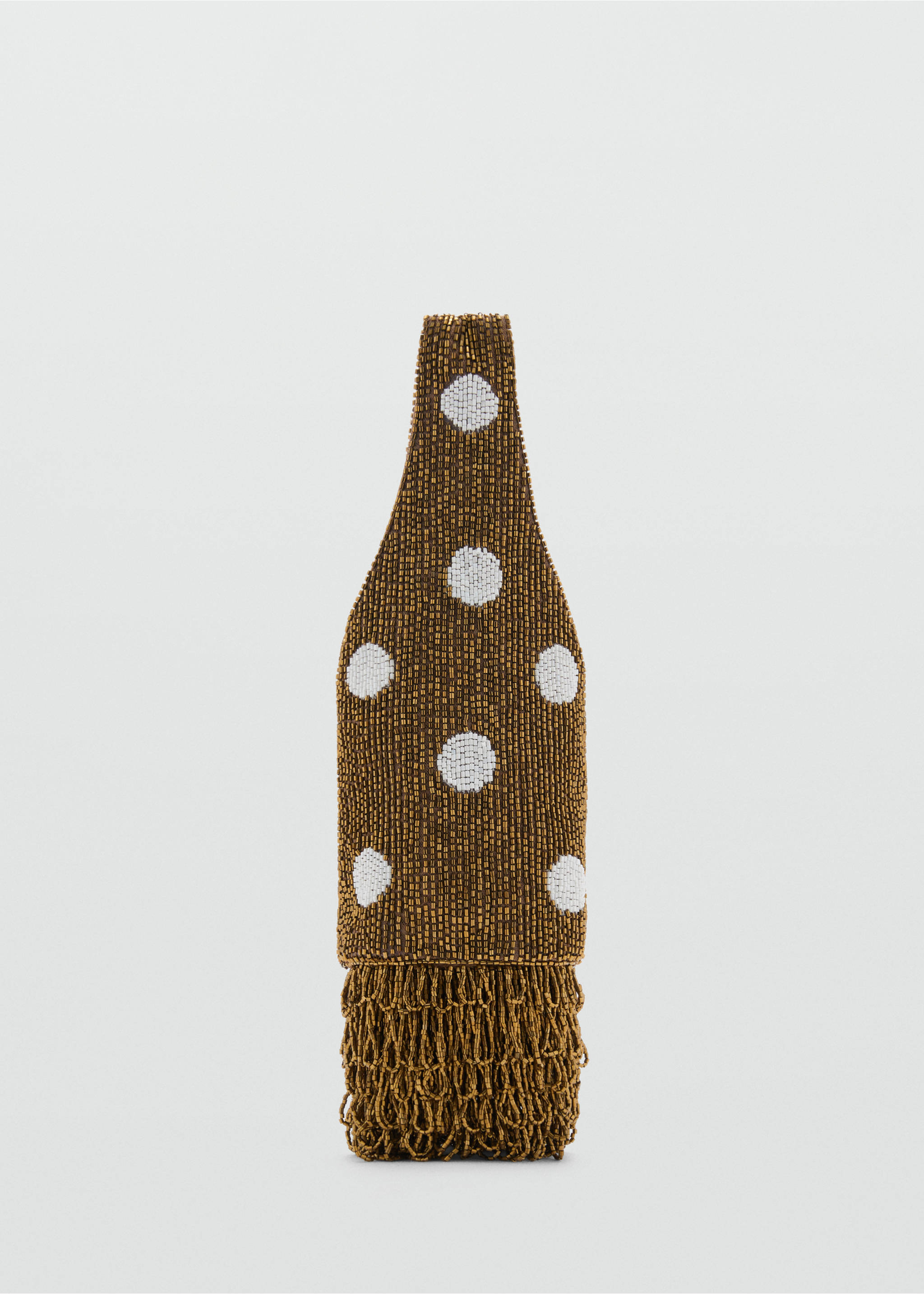 Bestickte Handtasche mit Schmucksteinen - Artikel ohne Model, Kupfer. Ref: 87015753-00.