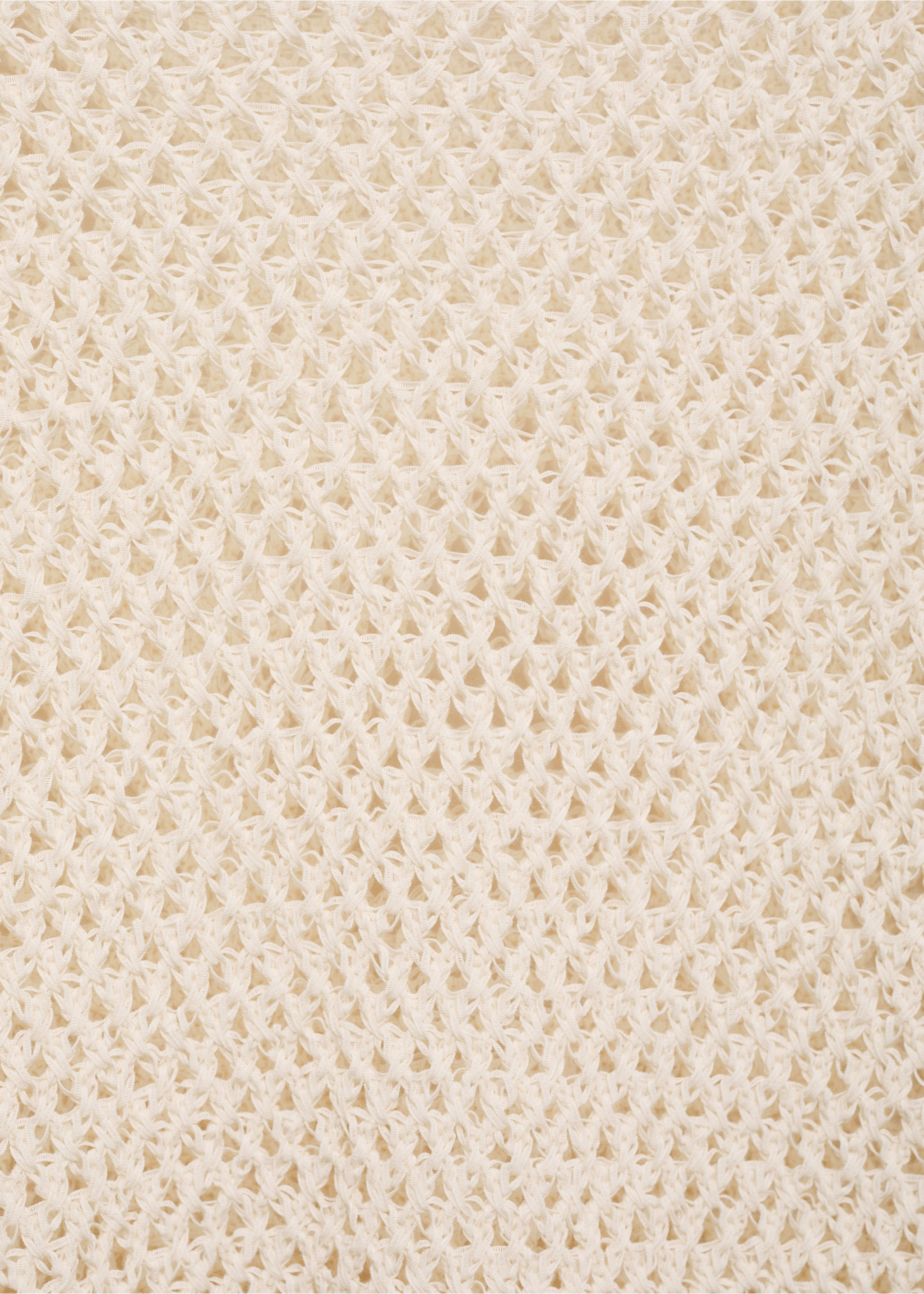 Pull col bateau en maille ajourée - Détail de l'article 8, Écru. Ref: 87015754-00.