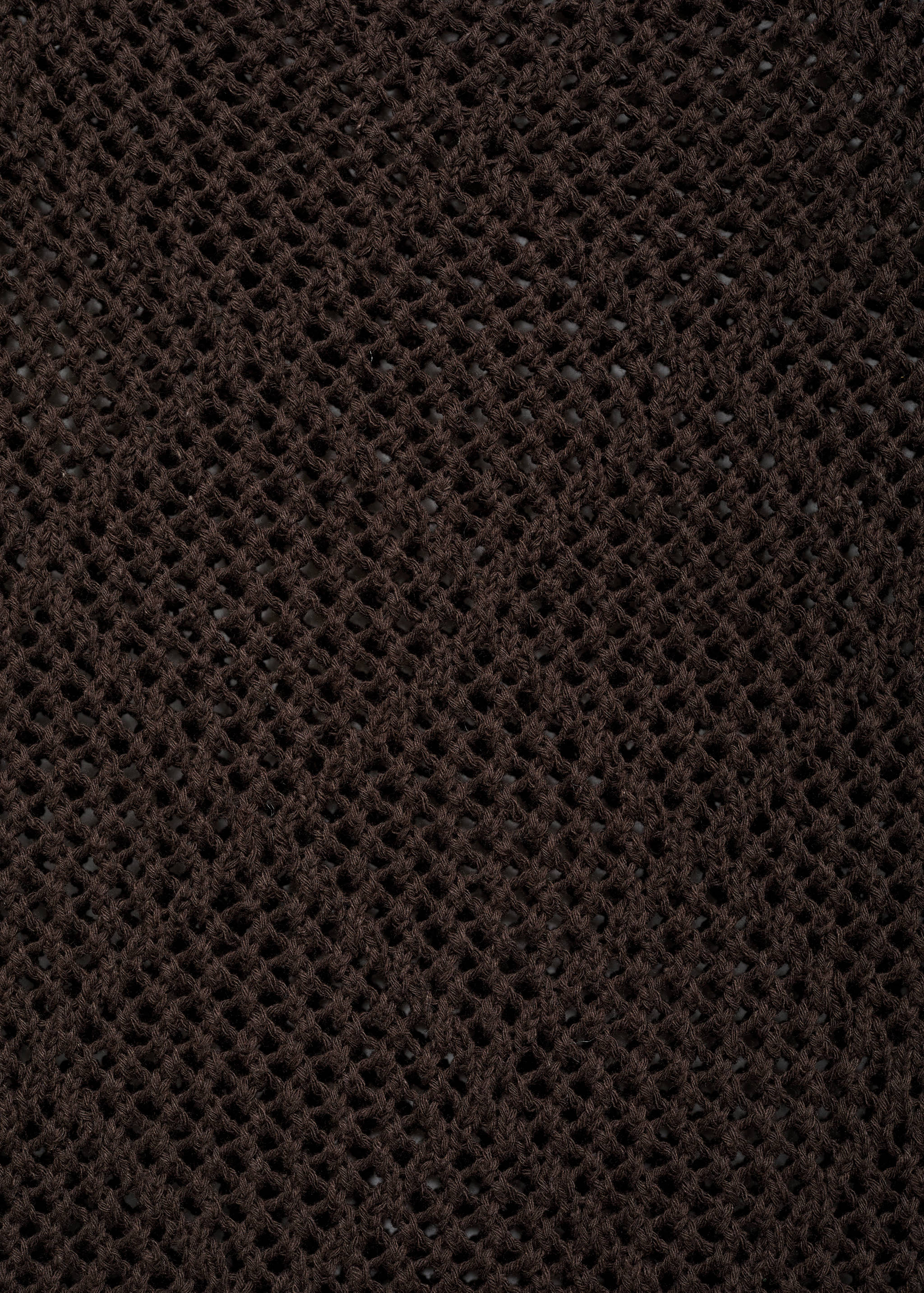 Openwork knitted cotton sweater - Details of the article 8