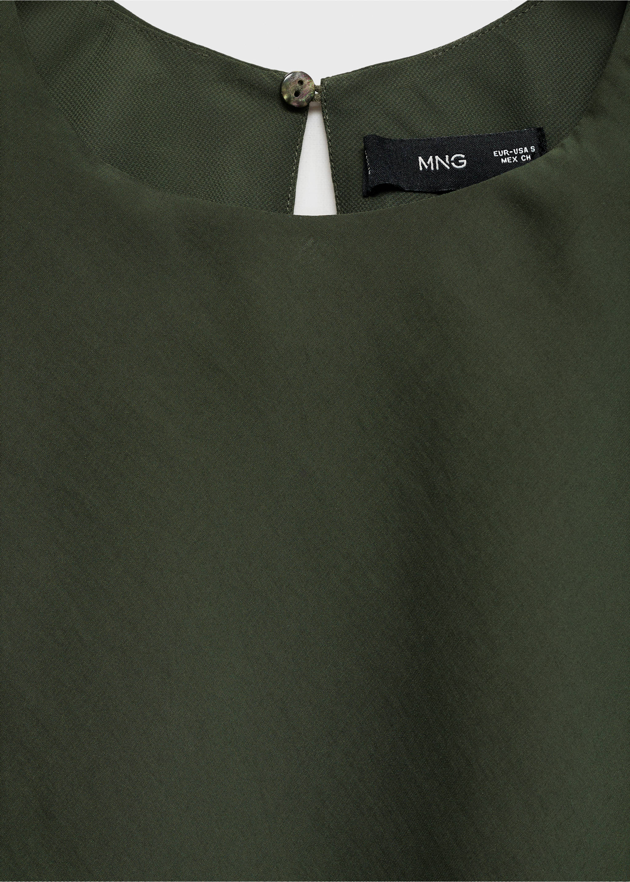 Shift midi dress - Details of the article 8, Green. Ref: 87015758-00.