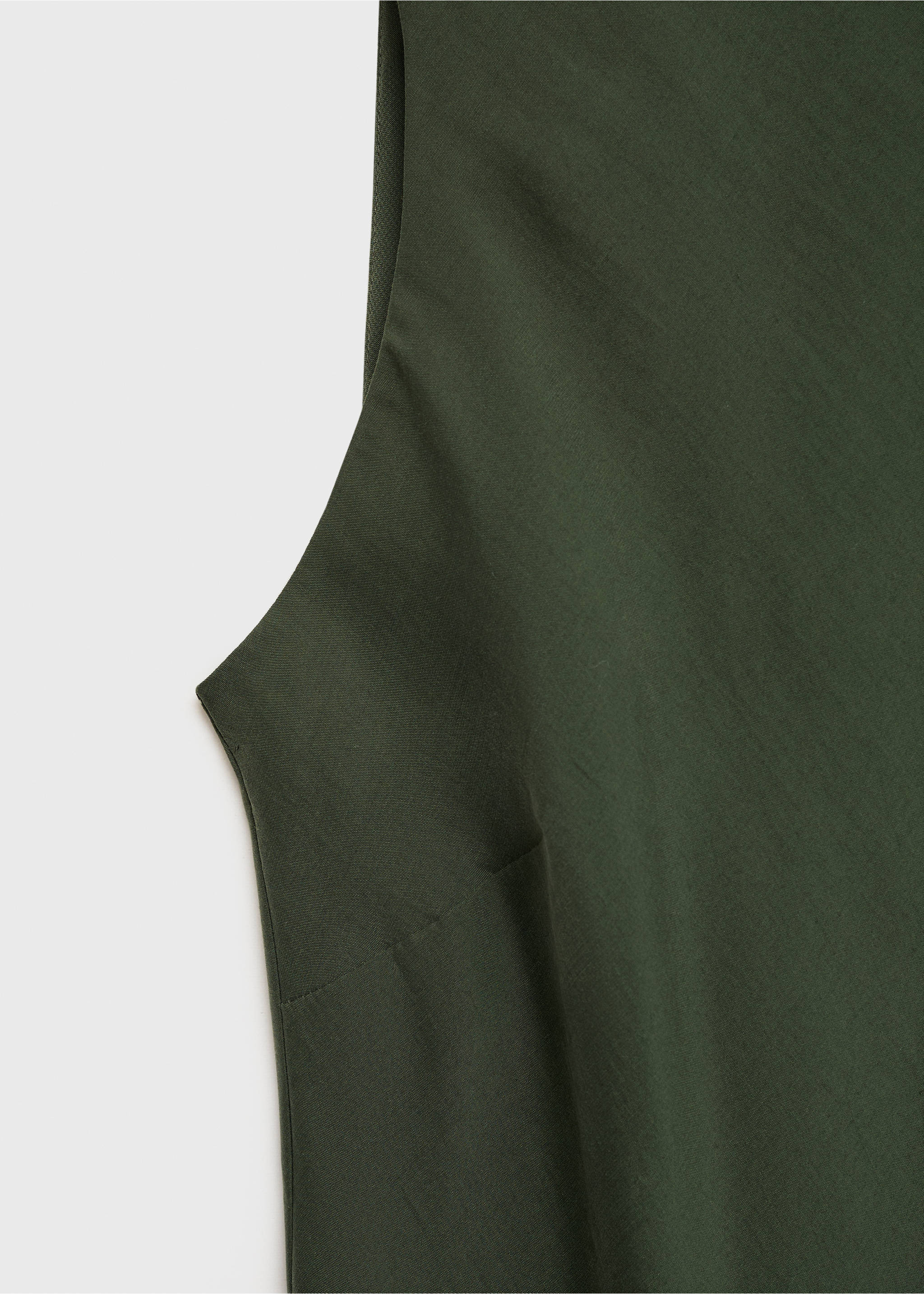 Shift midi dress - Details of the article 0, Green. Ref: 87015758-00.