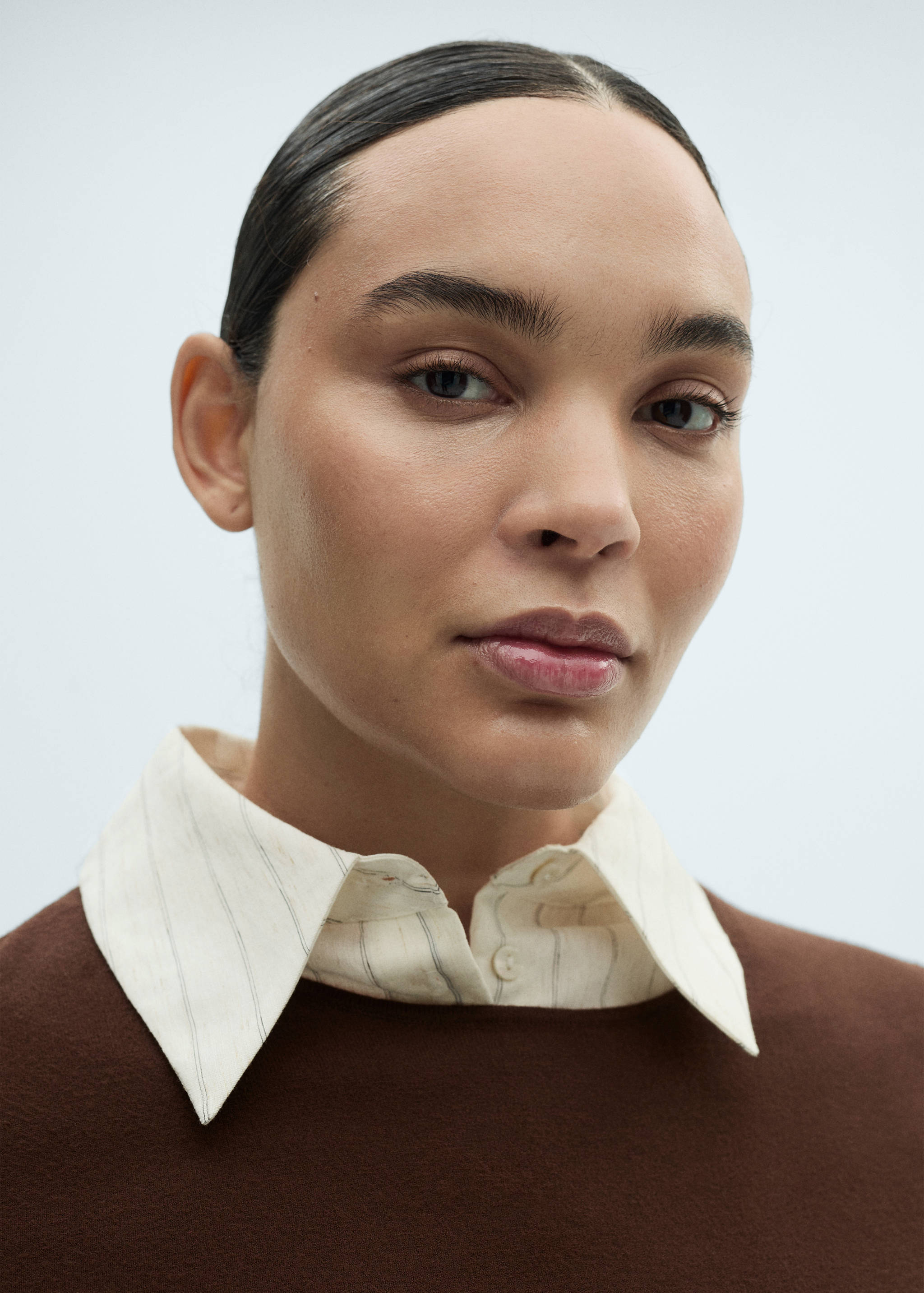 Fine-knit fitted sweater - Details of the article 4