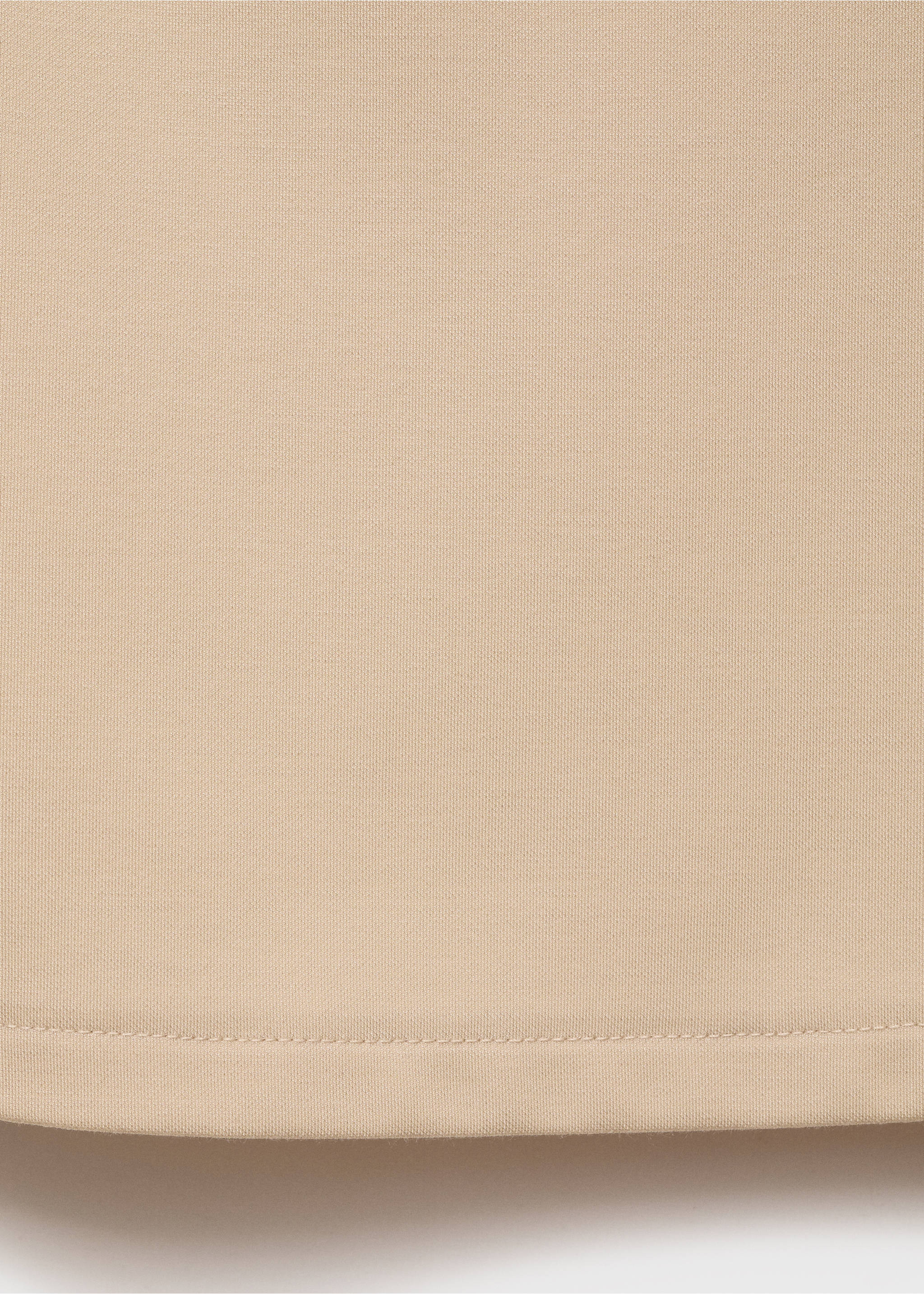 Maternity top with draped neck - Details of the article 0, Sand. Ref: 87015763-00.