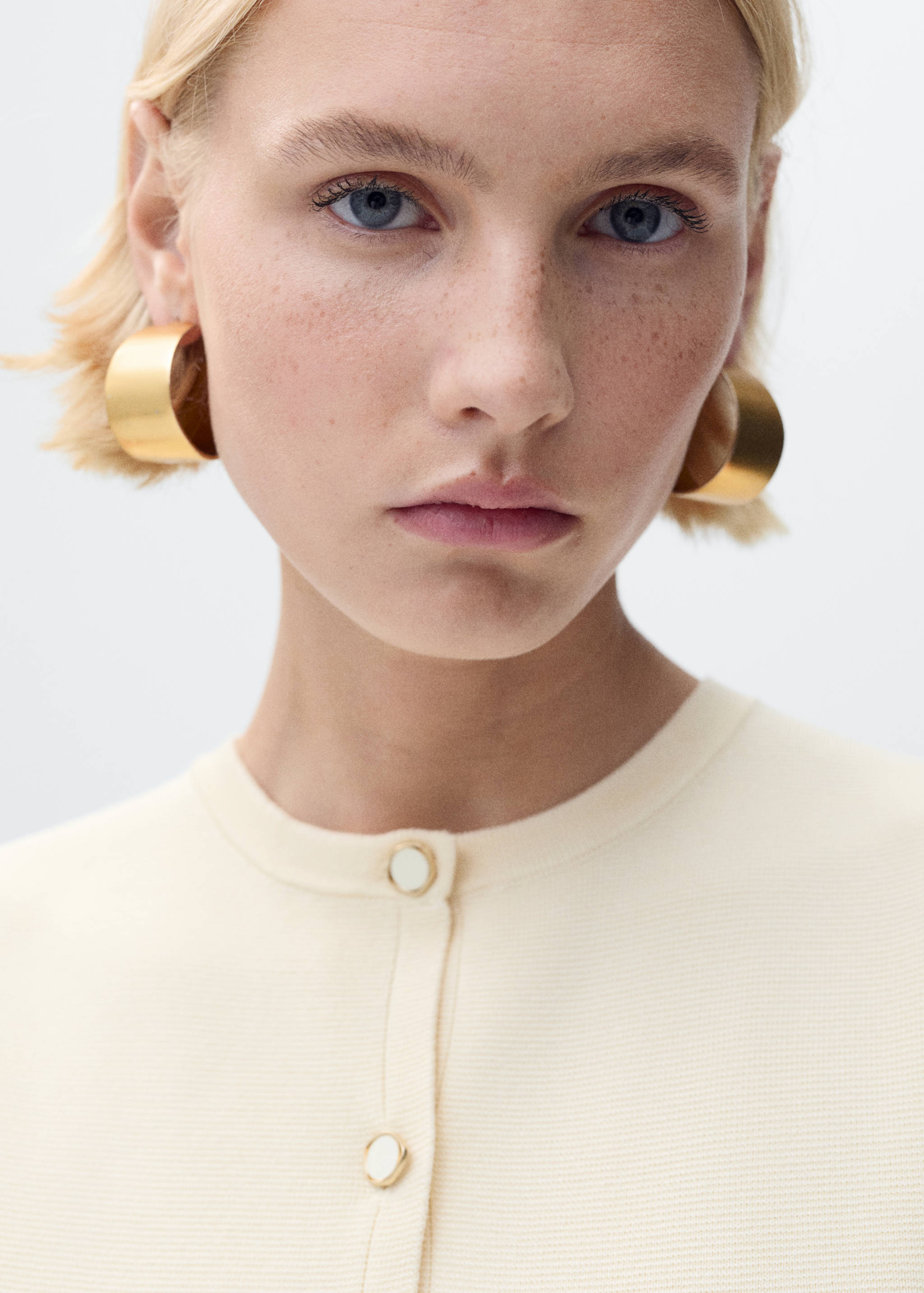 Gilet maille fine boutons - Détail de l'article 1