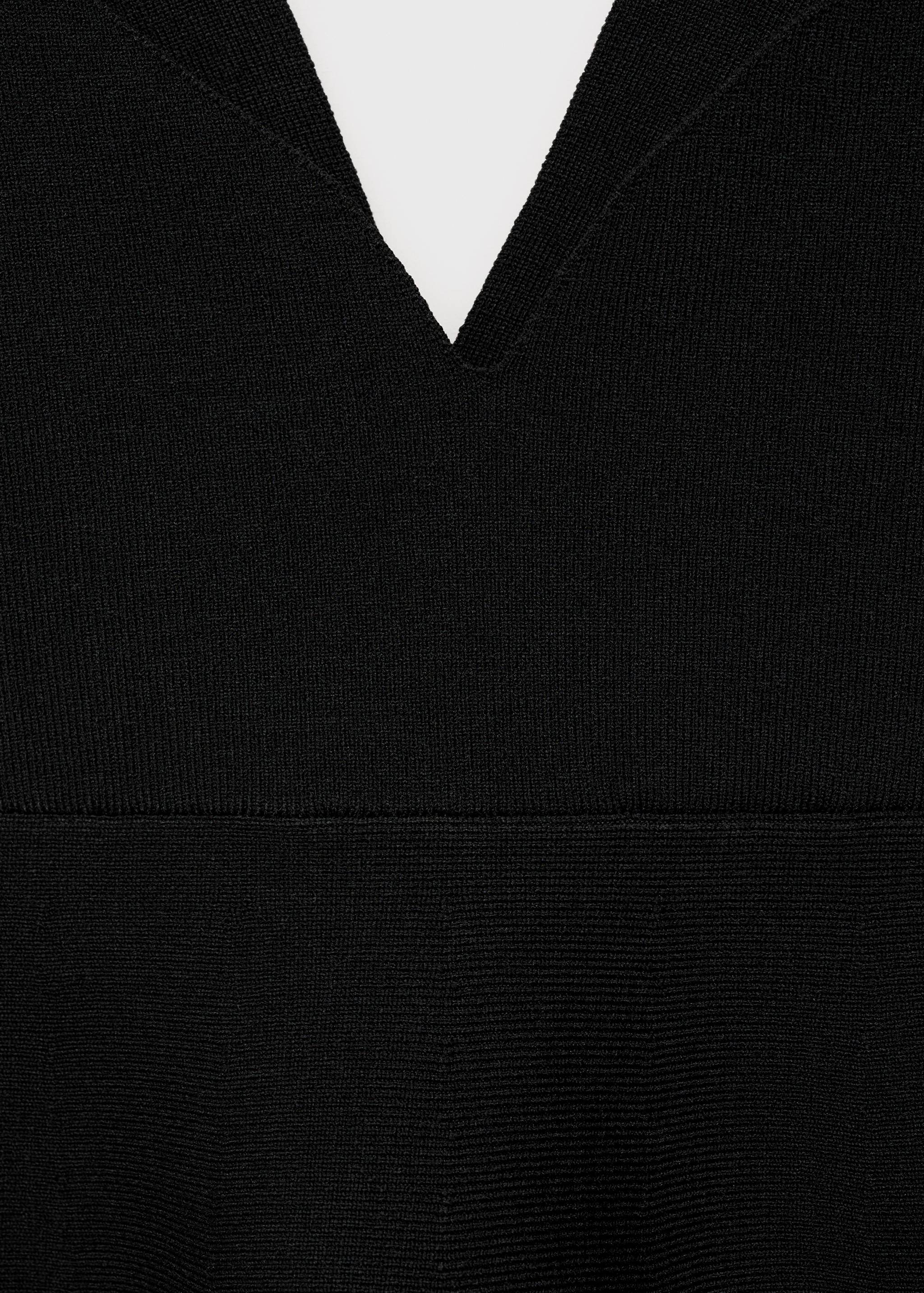 Fine-knit peplum top - Details of the article 8