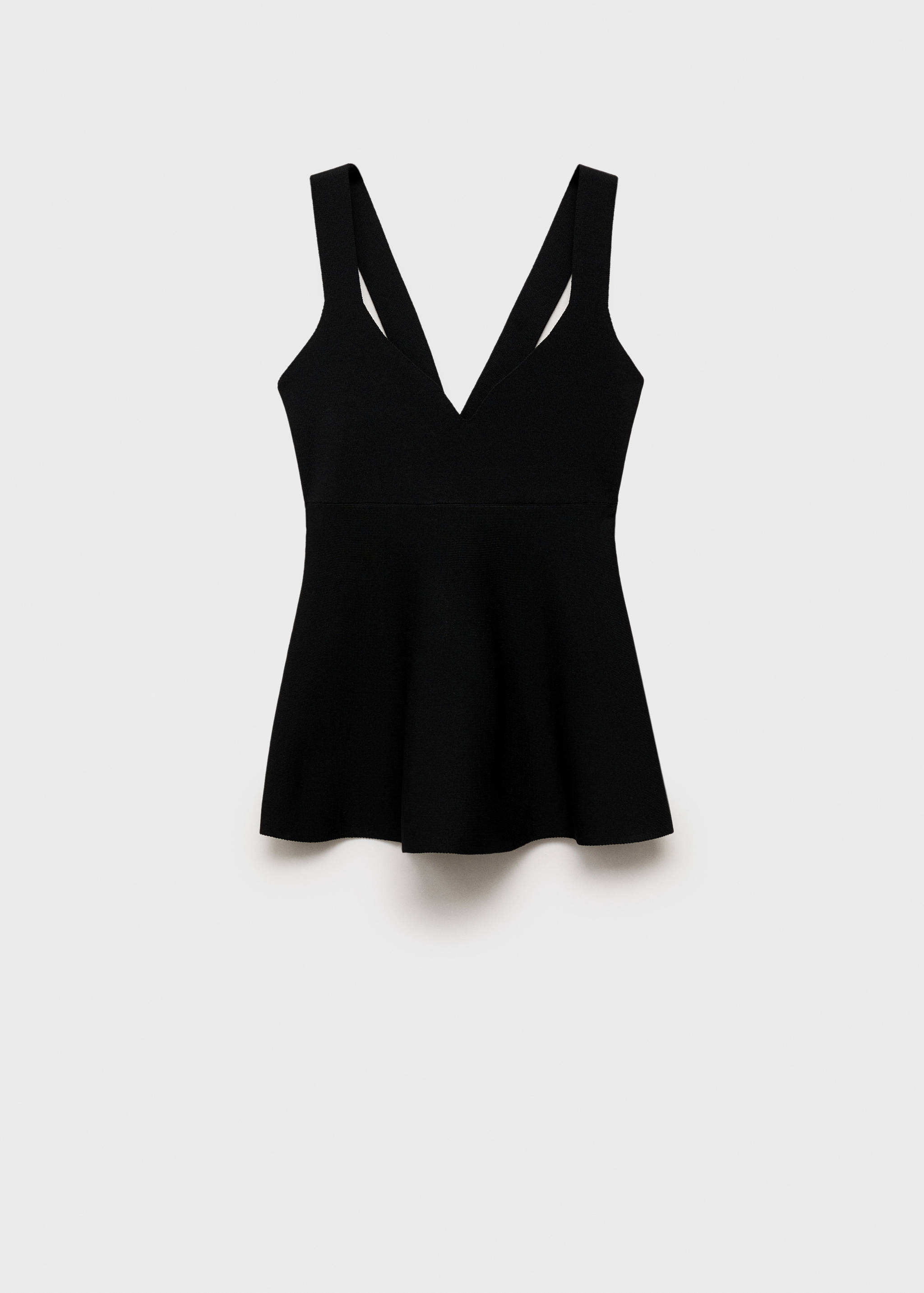 Feinstrick-Peplum-Top - Artikel ohne Model