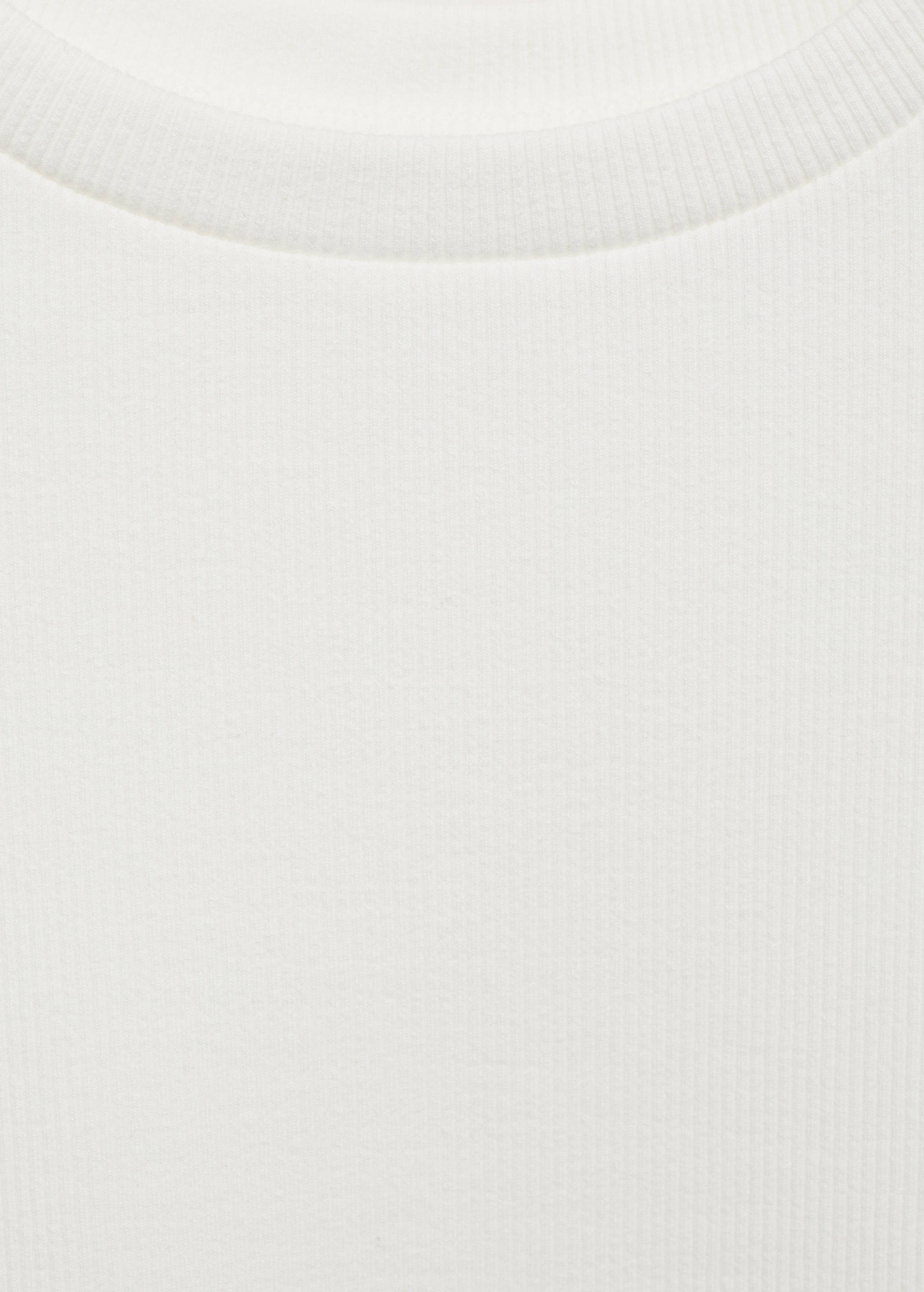 Geribd T-shirt met die-cut biesje - Detail van het artikel 8