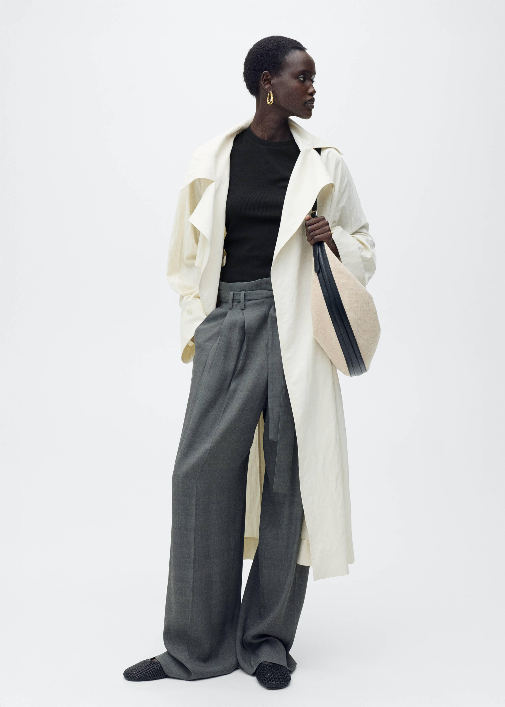 Geribd T-shirt met die-cut biesje - Detail van het artikel 6