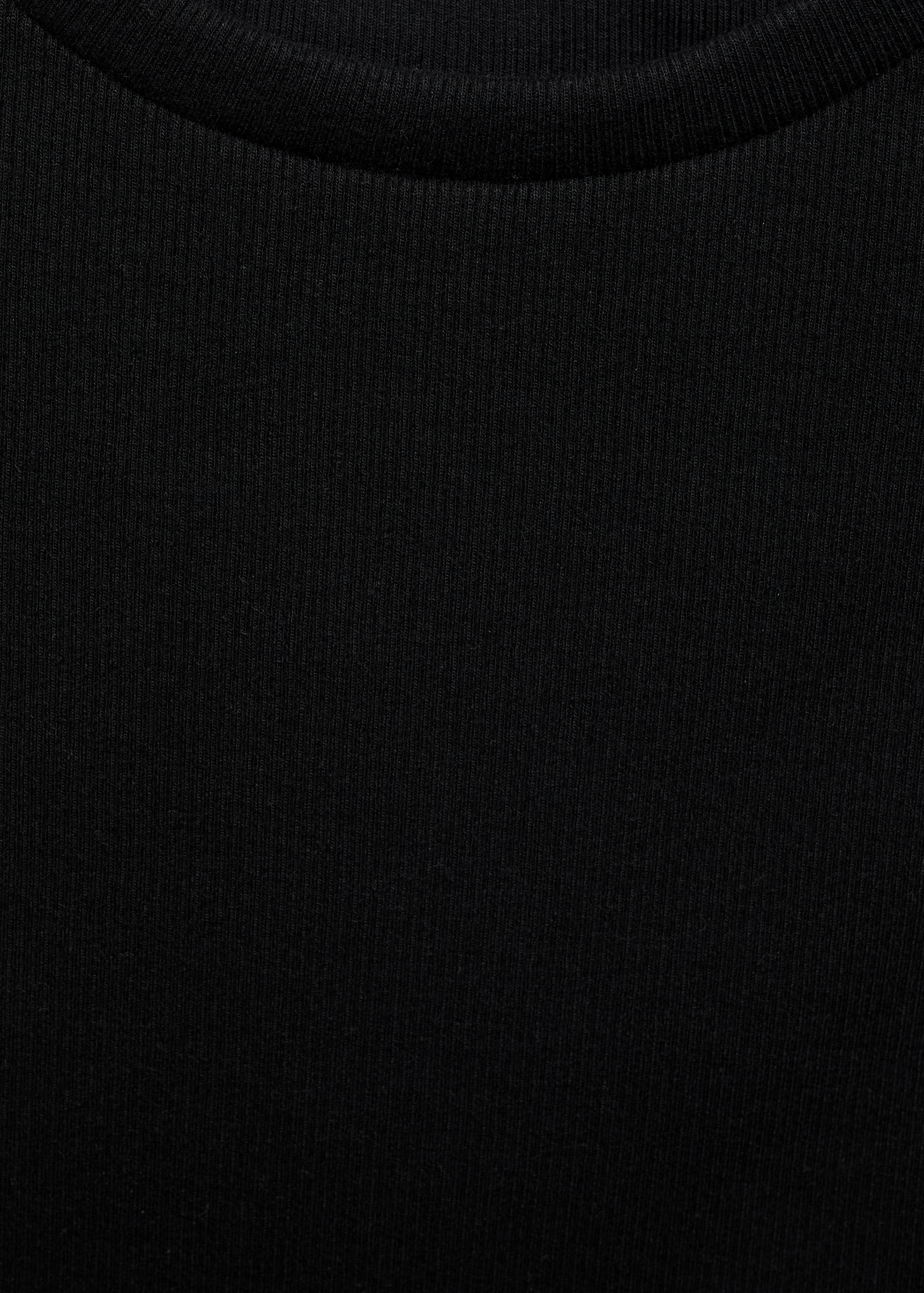 Geribd T-shirt met die-cut biesje - Detail van het artikel 8