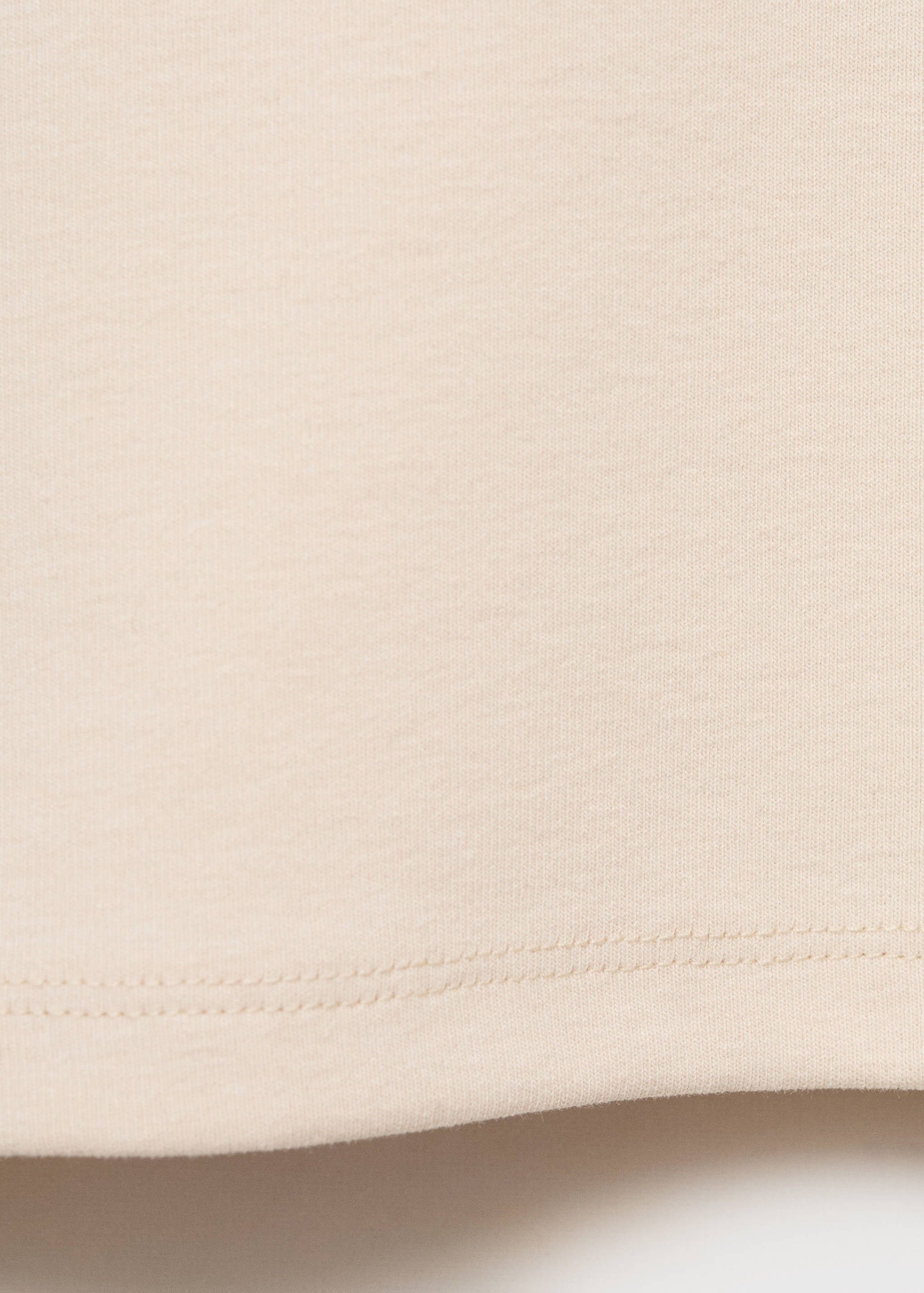 Short-sleeved cotton-blend t-shirt - Details of the article 0