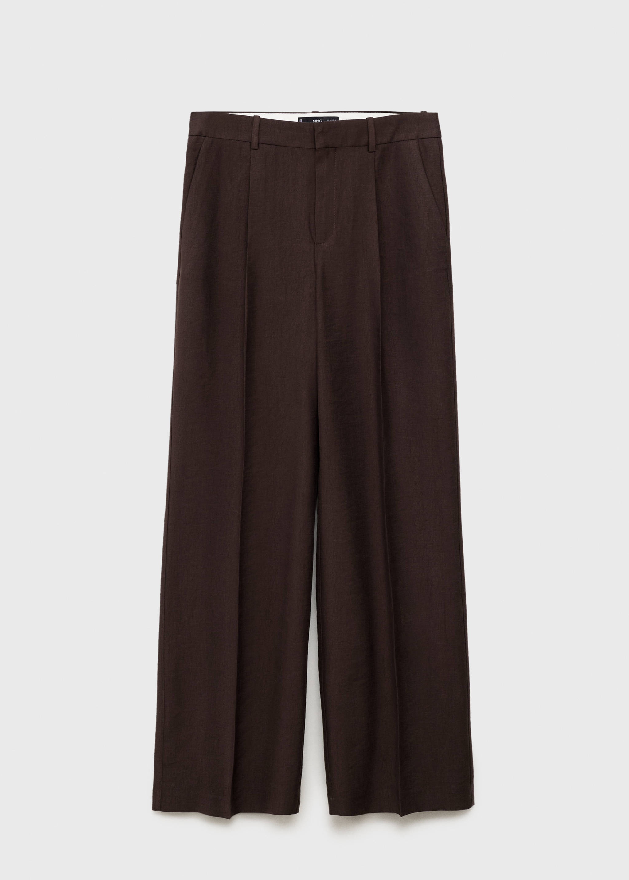 Straight lyocell suit trousers - Article without model