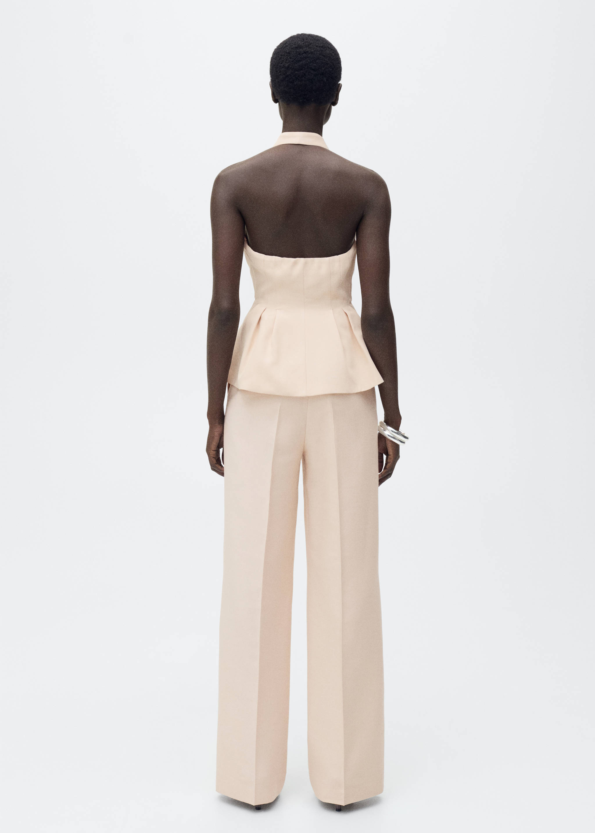 Straight suit trousers - Reverse of the article