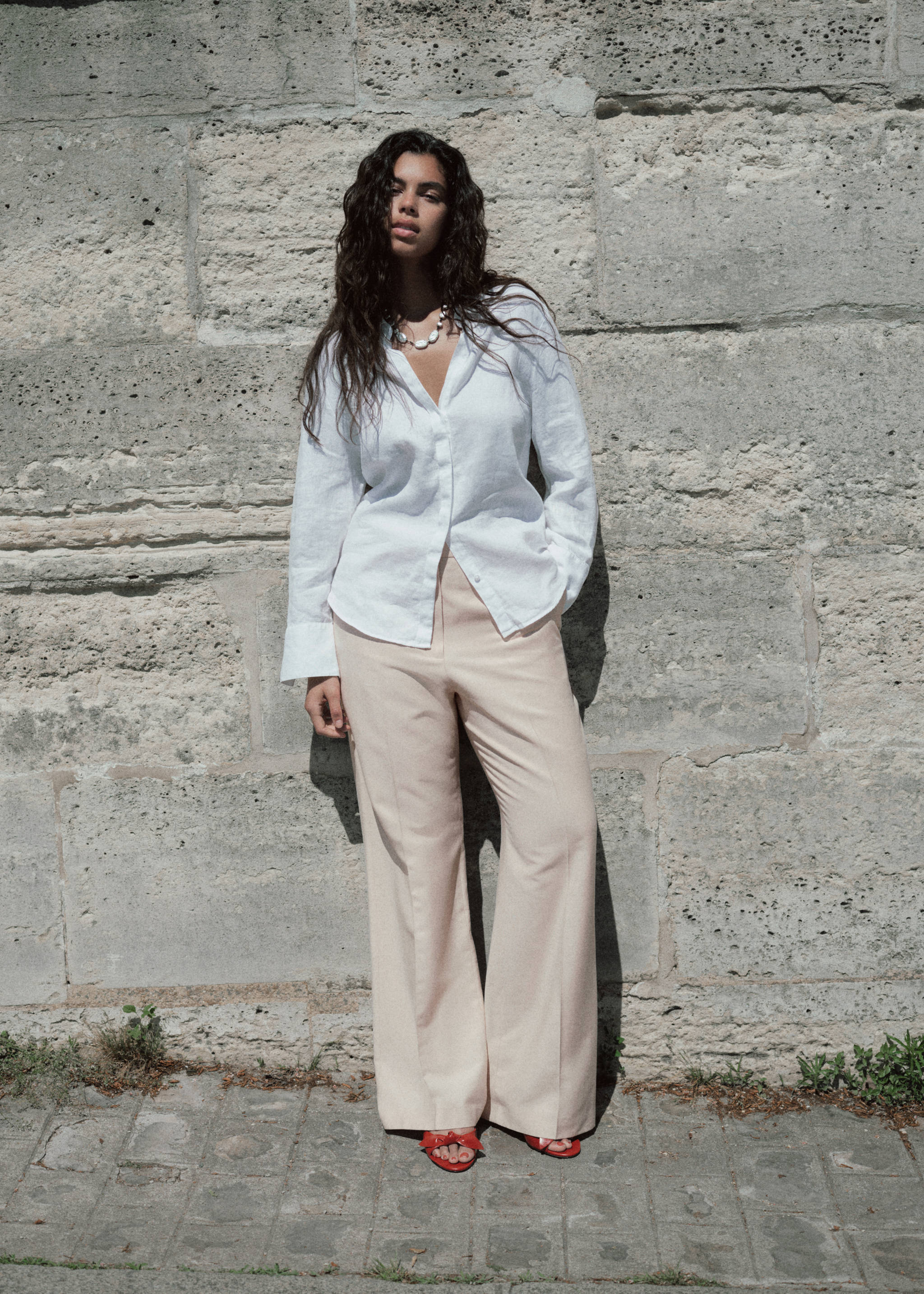 Straight suit trousers - Details of the article 6