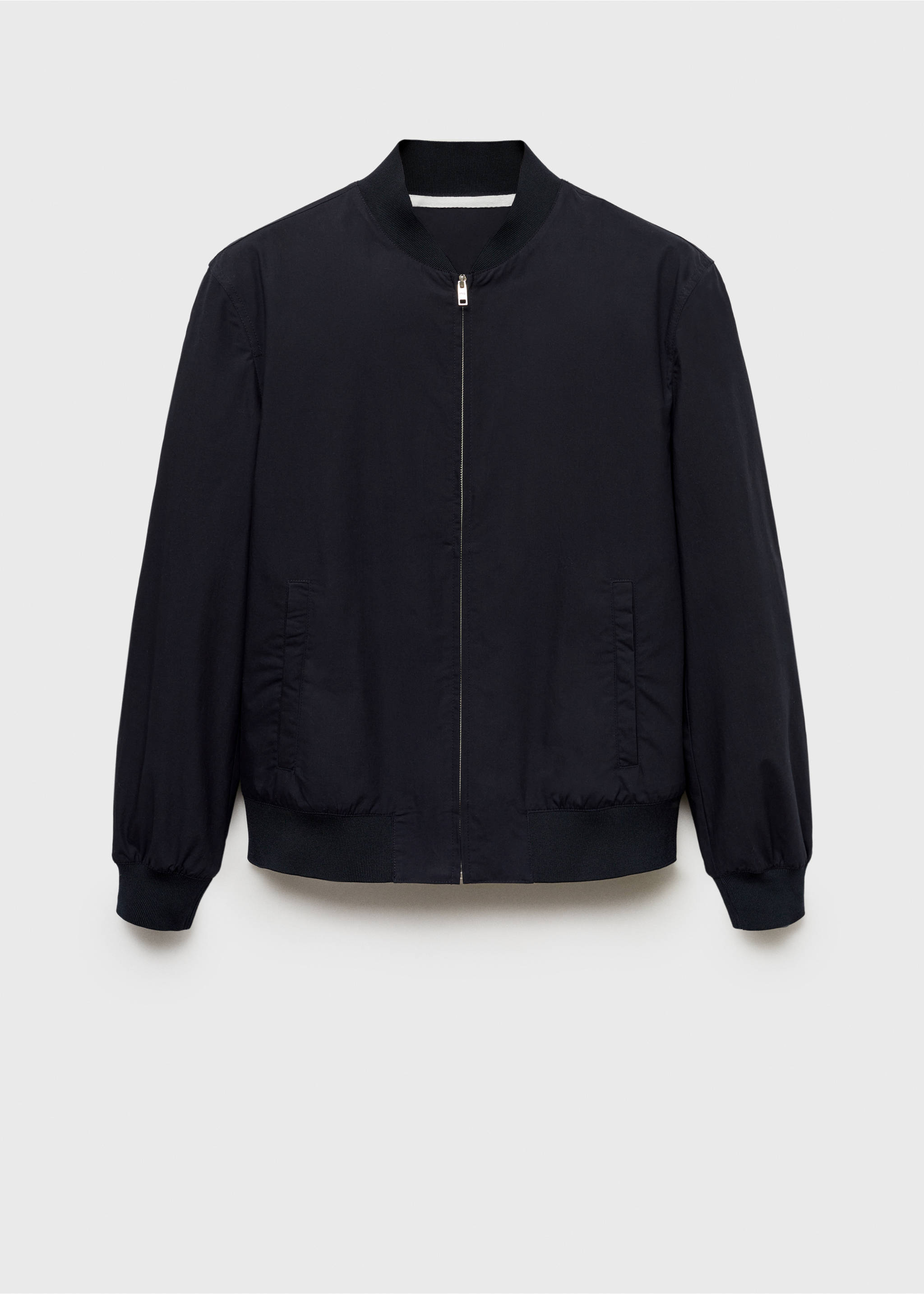 Bomber 100% cotone - Articolo senza modello, Blu marino scuro. Ref: 87015925-00.