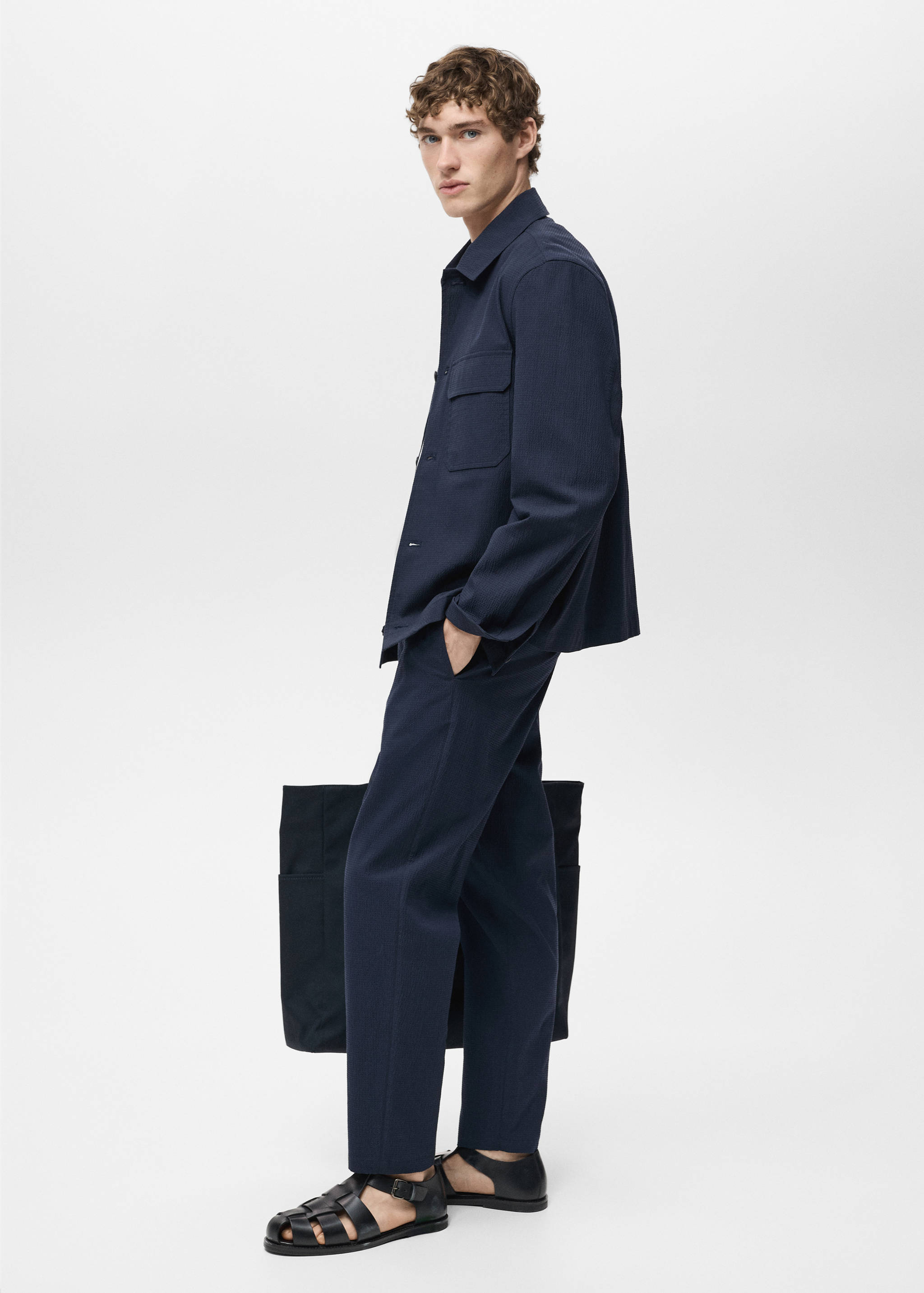 Jacke aus Baumwoll-Seersucker - Detail des Artikels 2