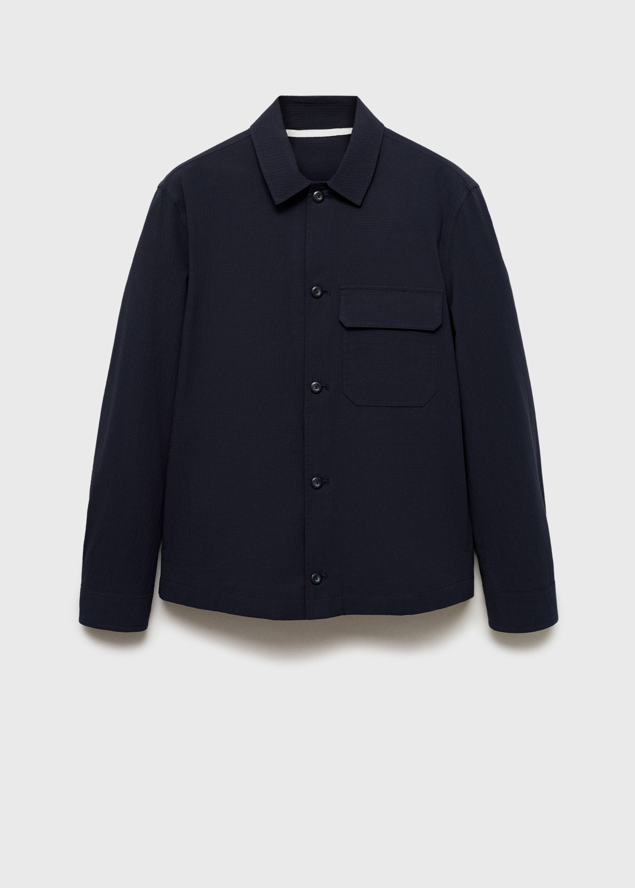 Cotton seersucker jacket - Article without model