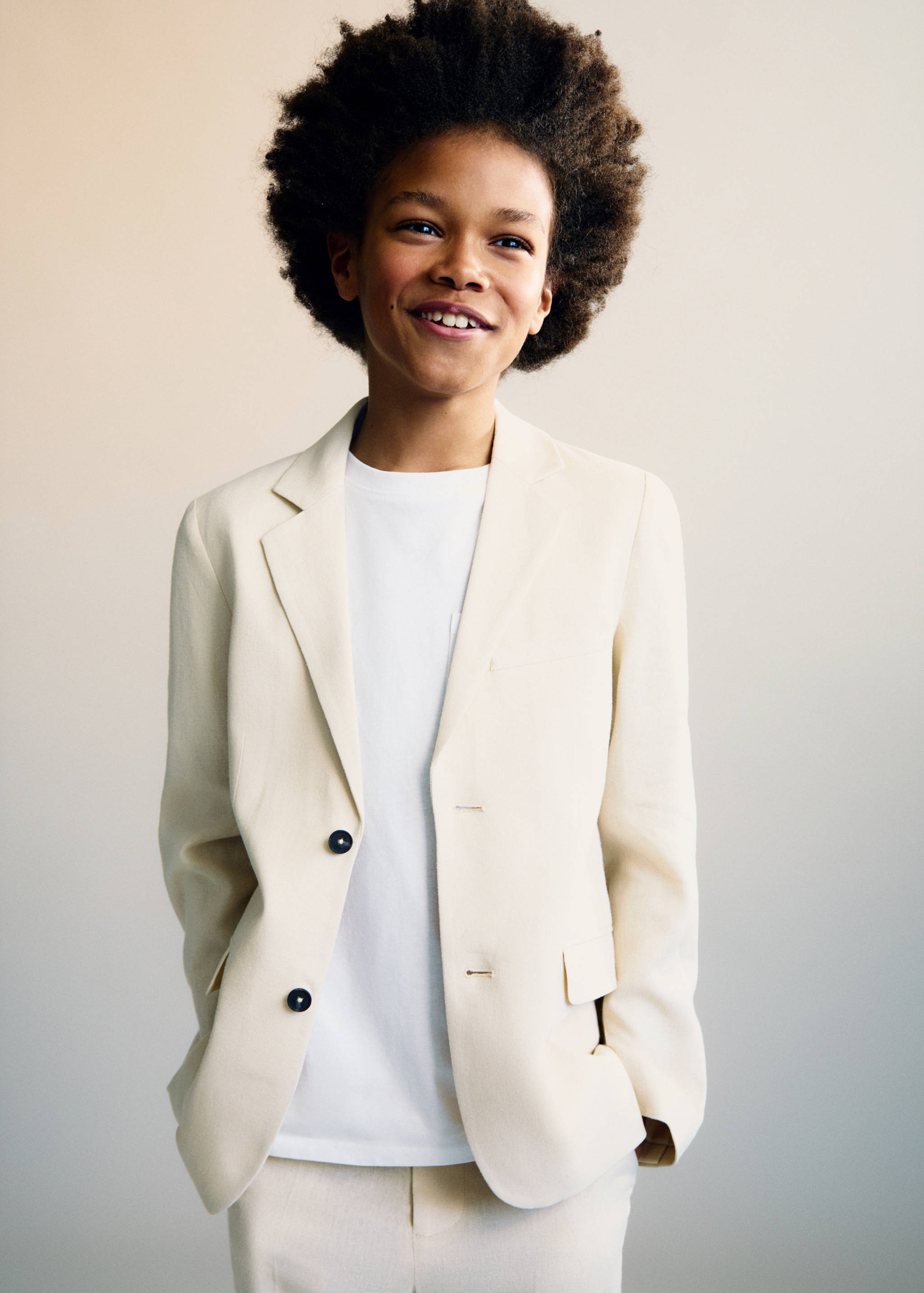 Linen suit jacket - Medium plane