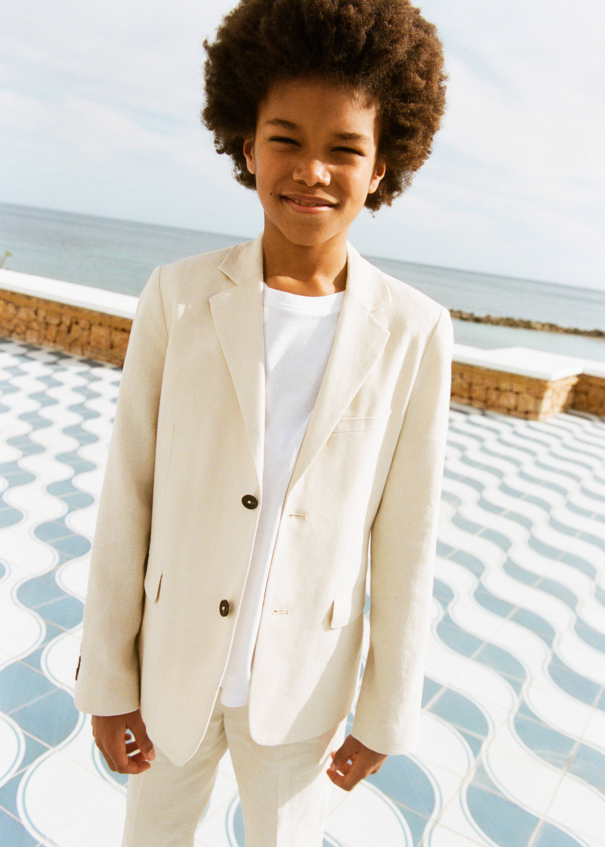 Linen suit jacket - Details of the article 6