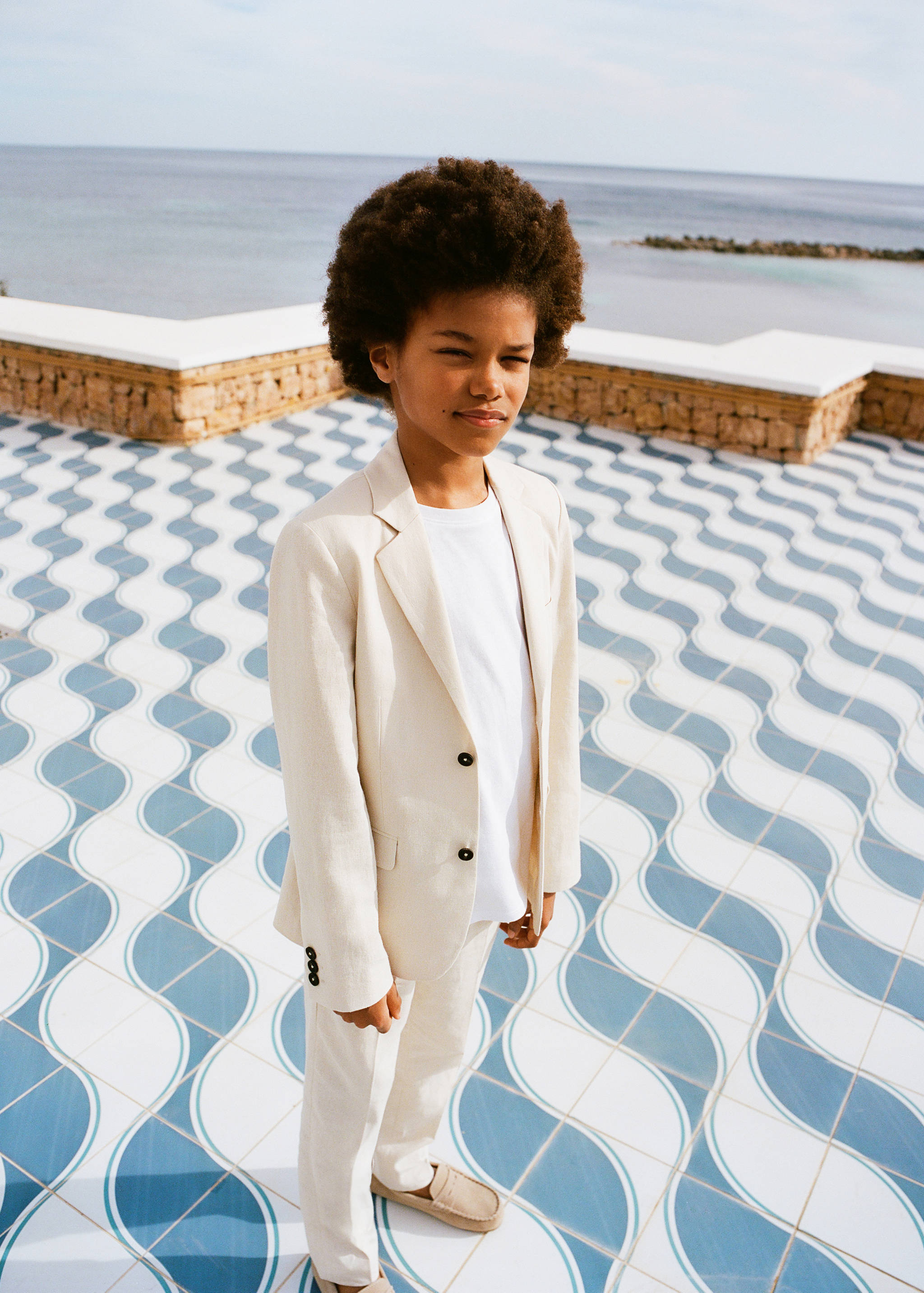 Linen suit jacket - Details of the article 2