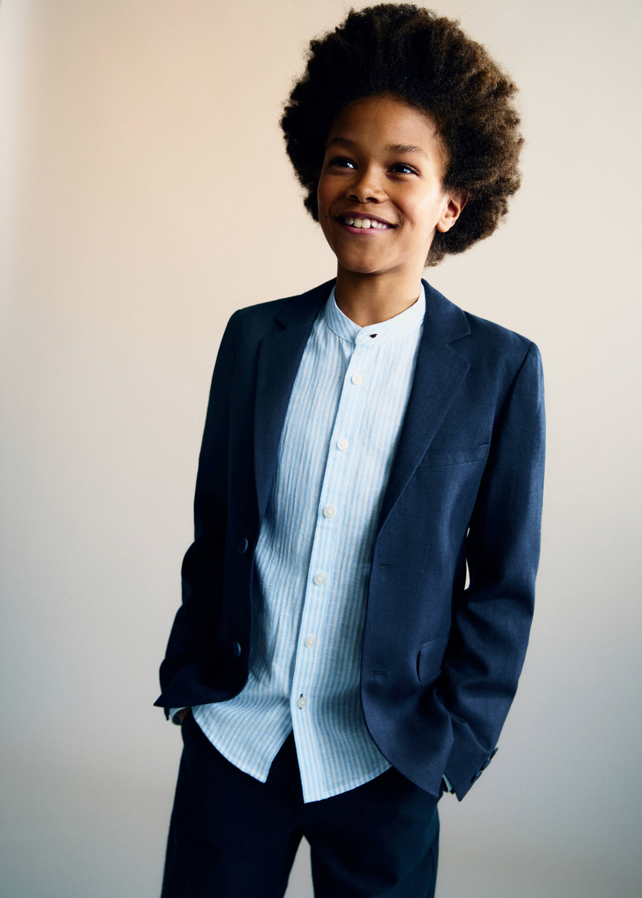 Linen suit jacket - Medium plane