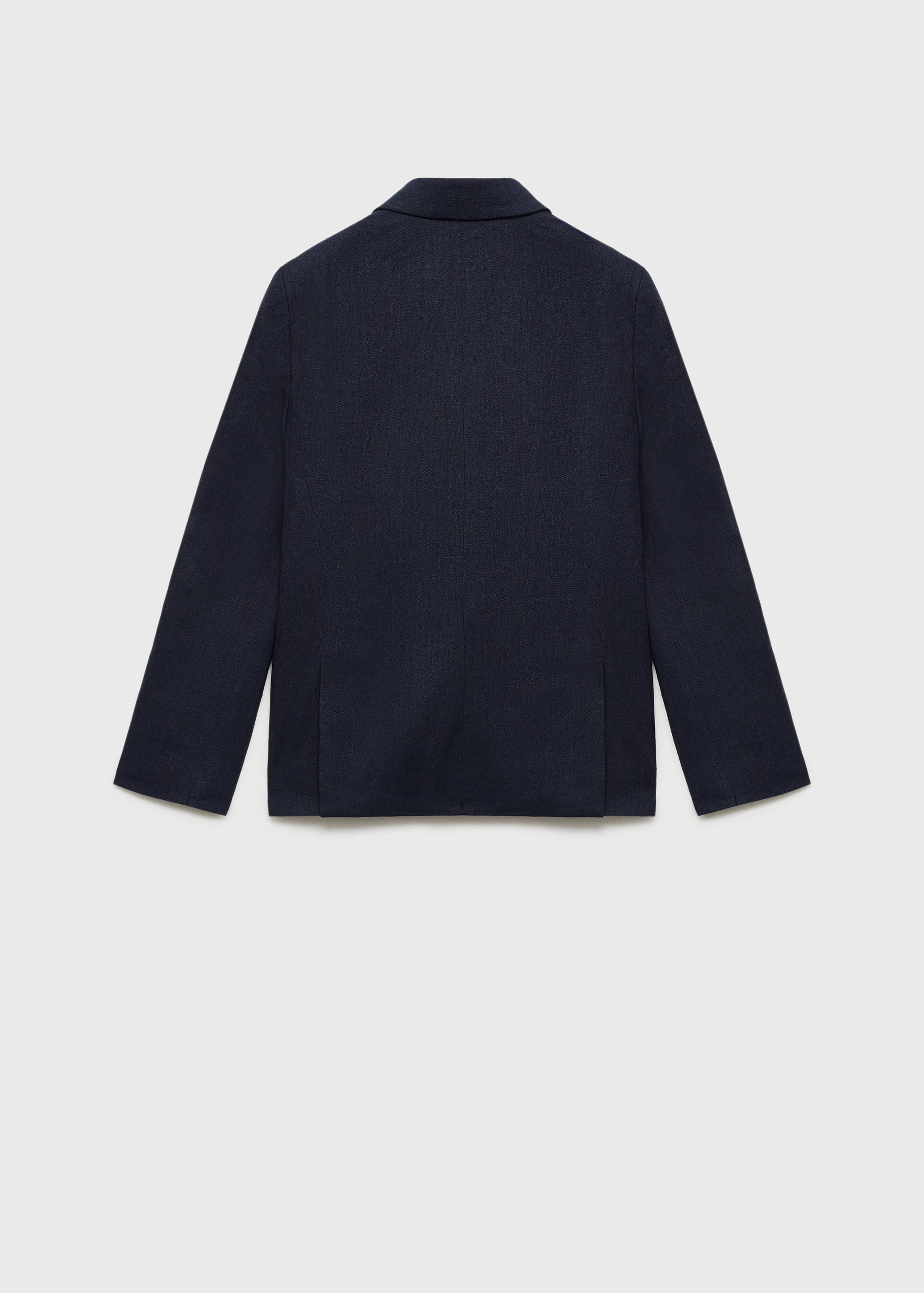 Linen suit jacket - Reverse of the article